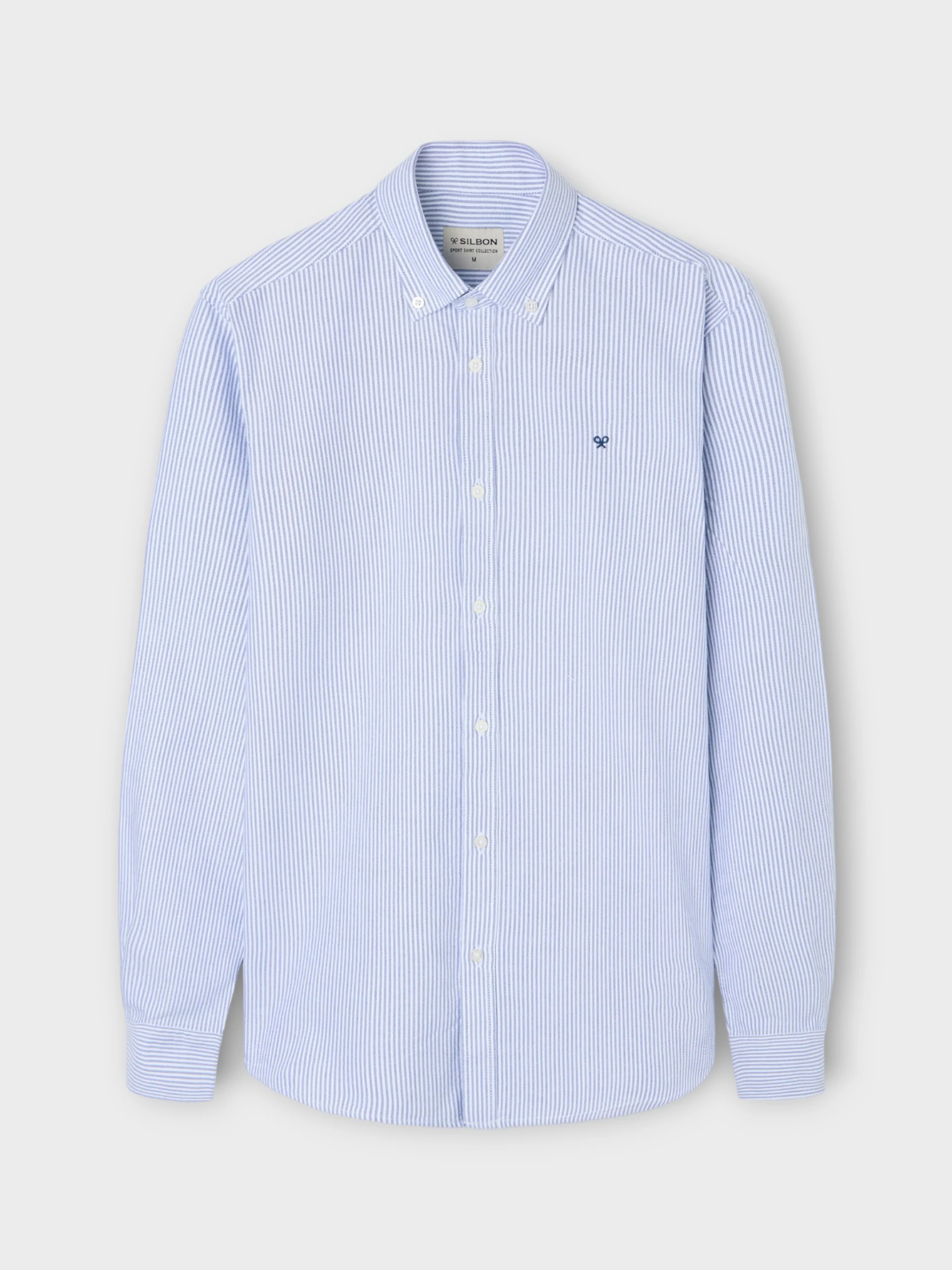 Camisa sport oxford raqueta rayas navy - Image 8