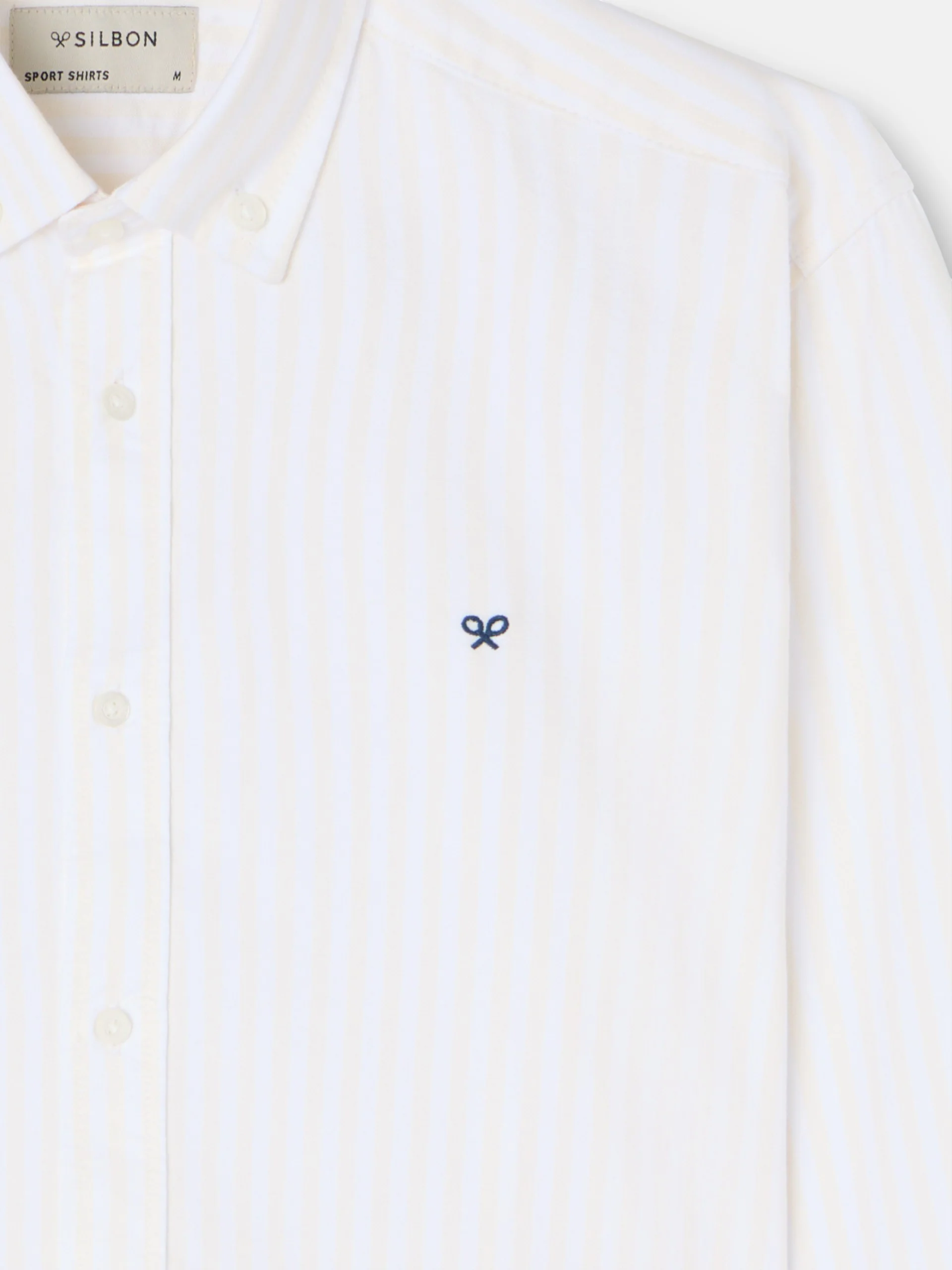 Camisa sport oxford raya media amarilla - Image 2