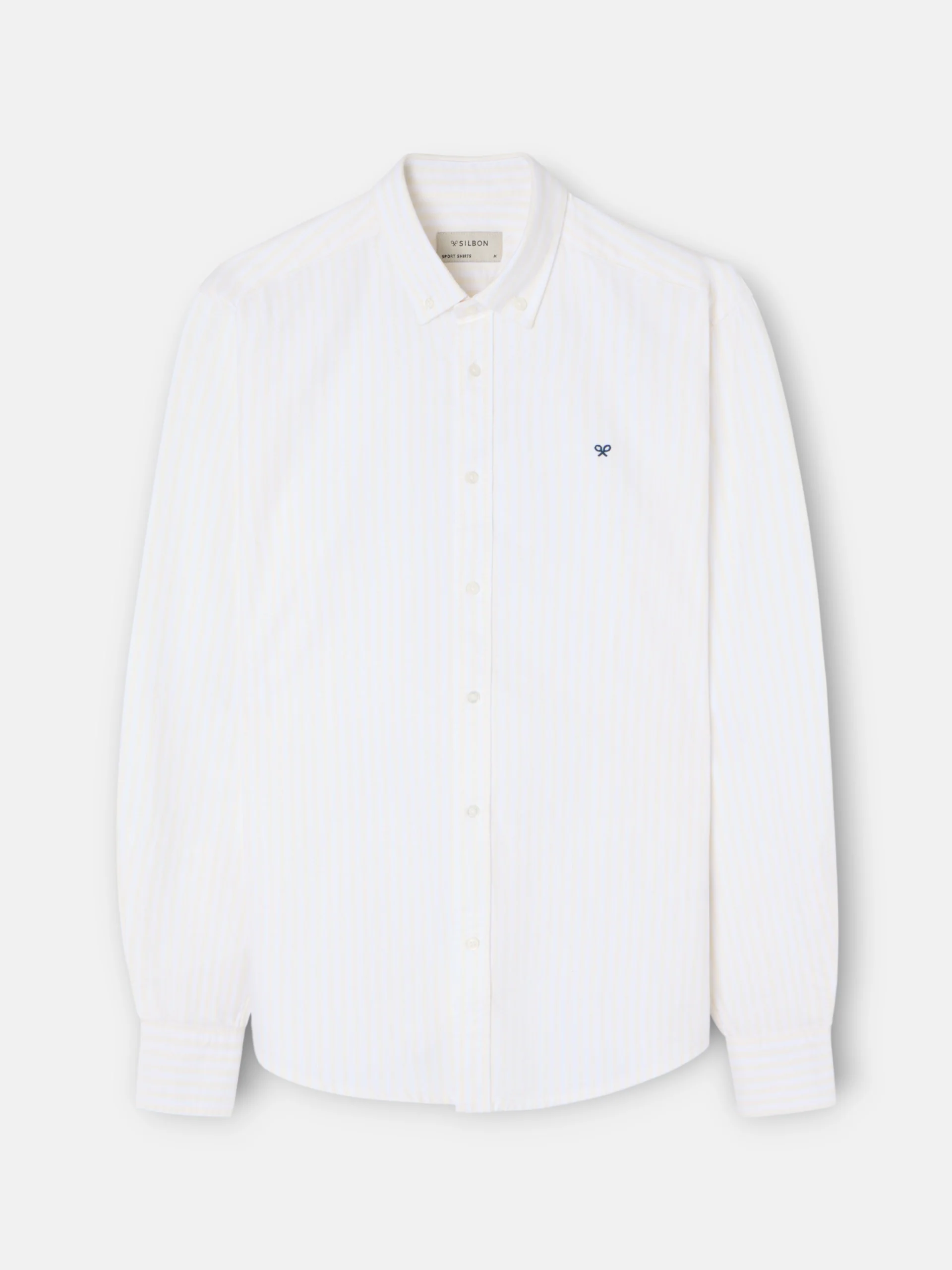 Camisa sport oxford raya media amarilla - Image 5