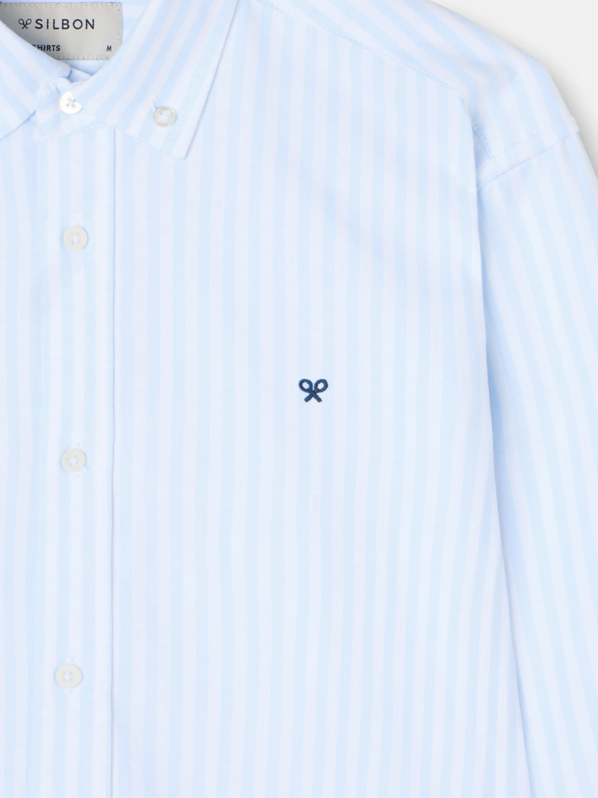 Camisa sport oxford raya media celeste - Image 2