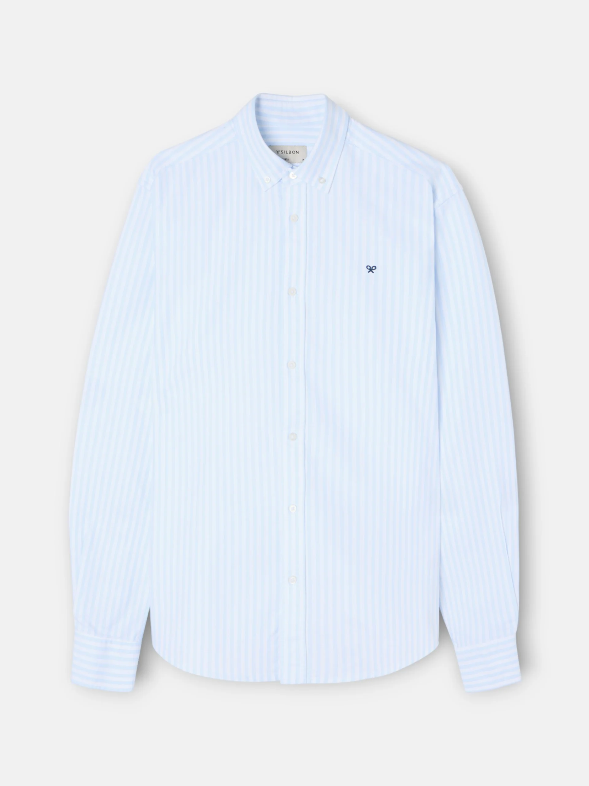 Camisa sport oxford raya media celeste - Image 5