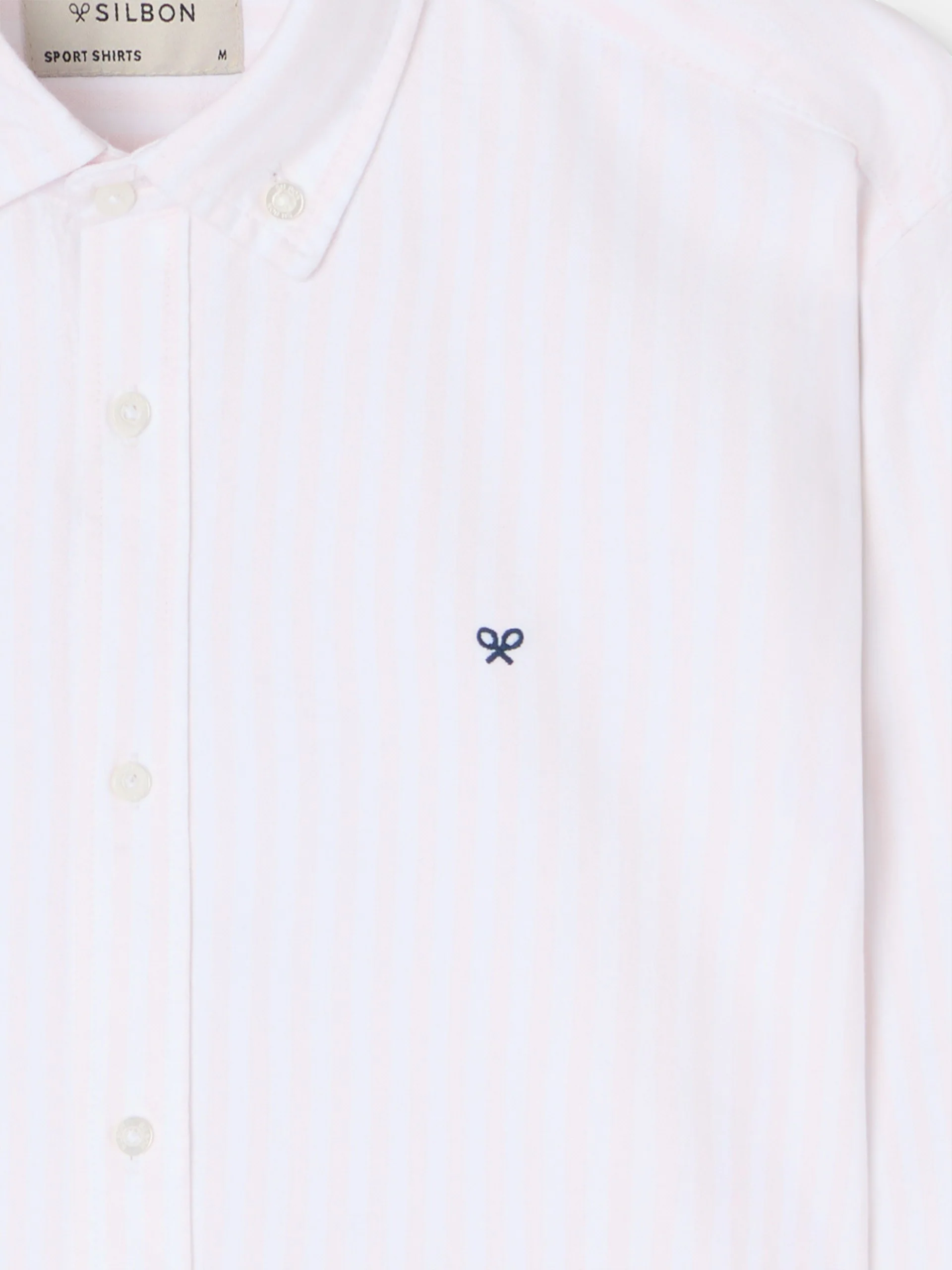 Camisa sport oxford raya media rosa - Image 2