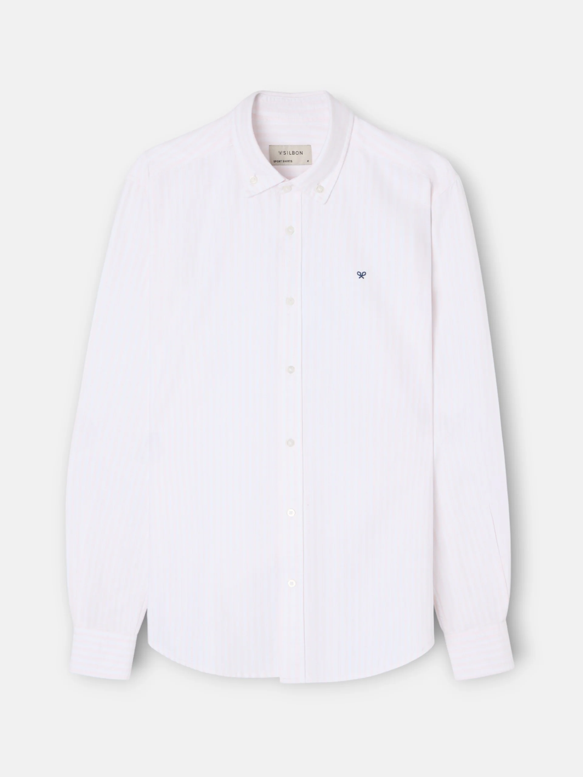 Camisa sport oxford raya media rosa - Image 5
