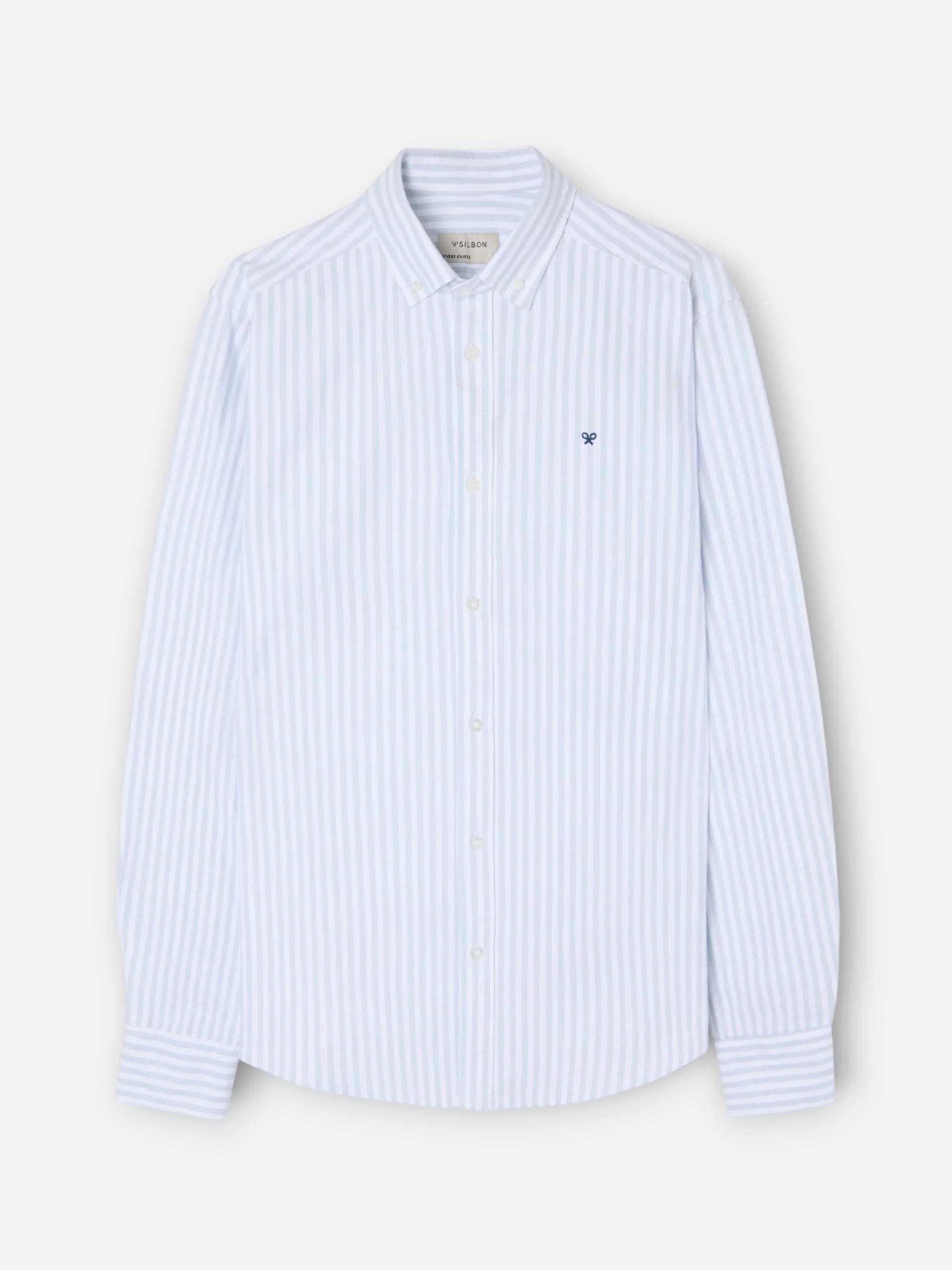 Camisa sport oxford raya media verde claro - Image 5
