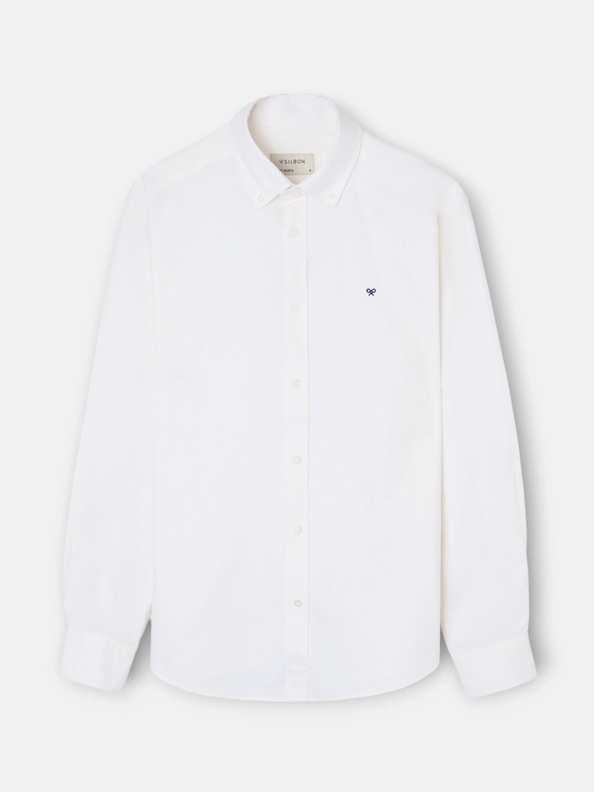 Camisa sport oxford rayas amarilla - Image 5