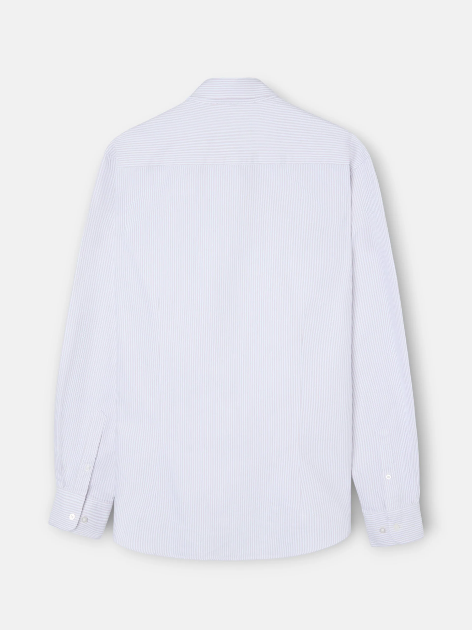 Camisa sport oxford rayas beige - Image 9