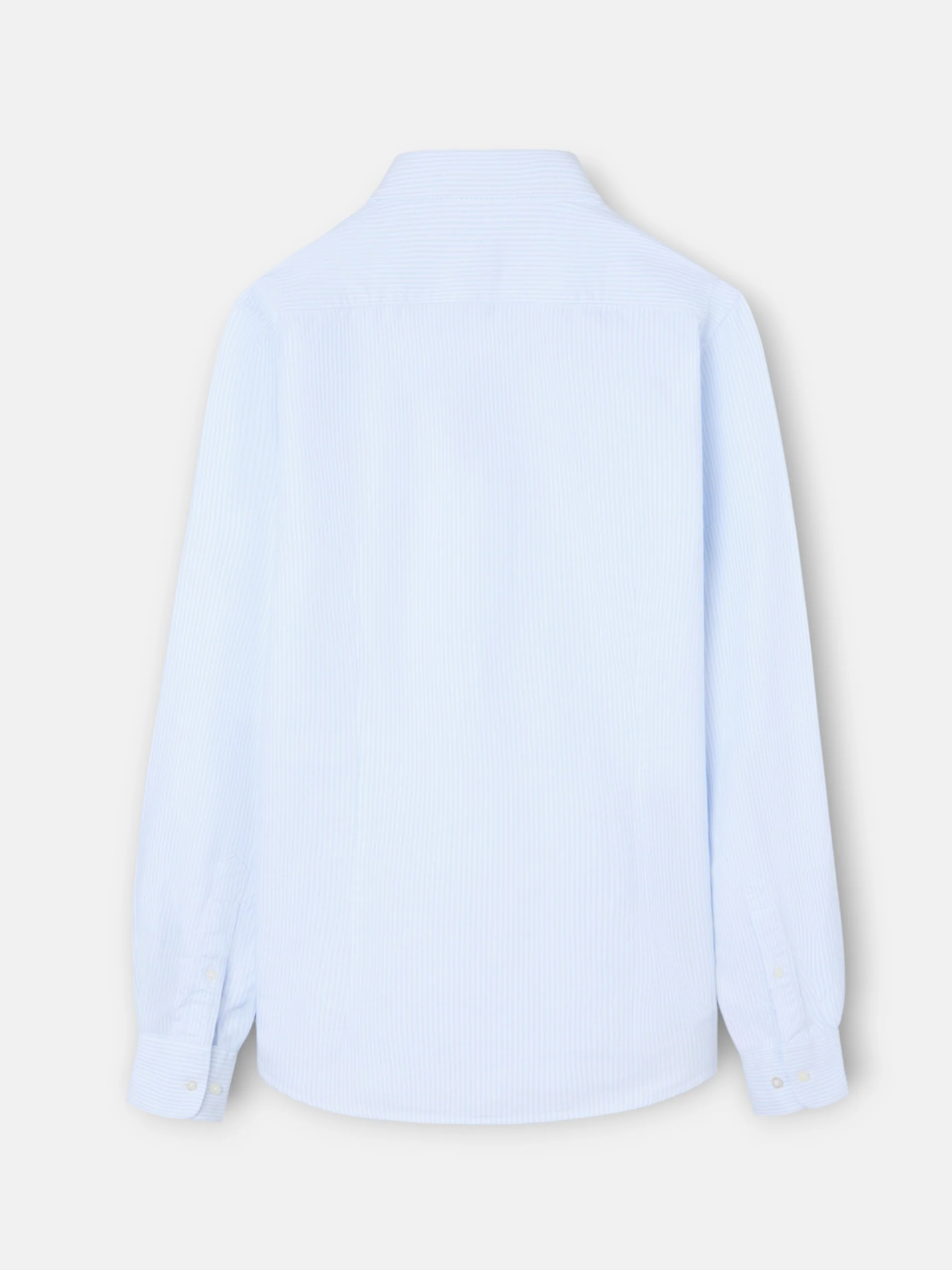 Camisa sport oxford rayas celeste - Image 7