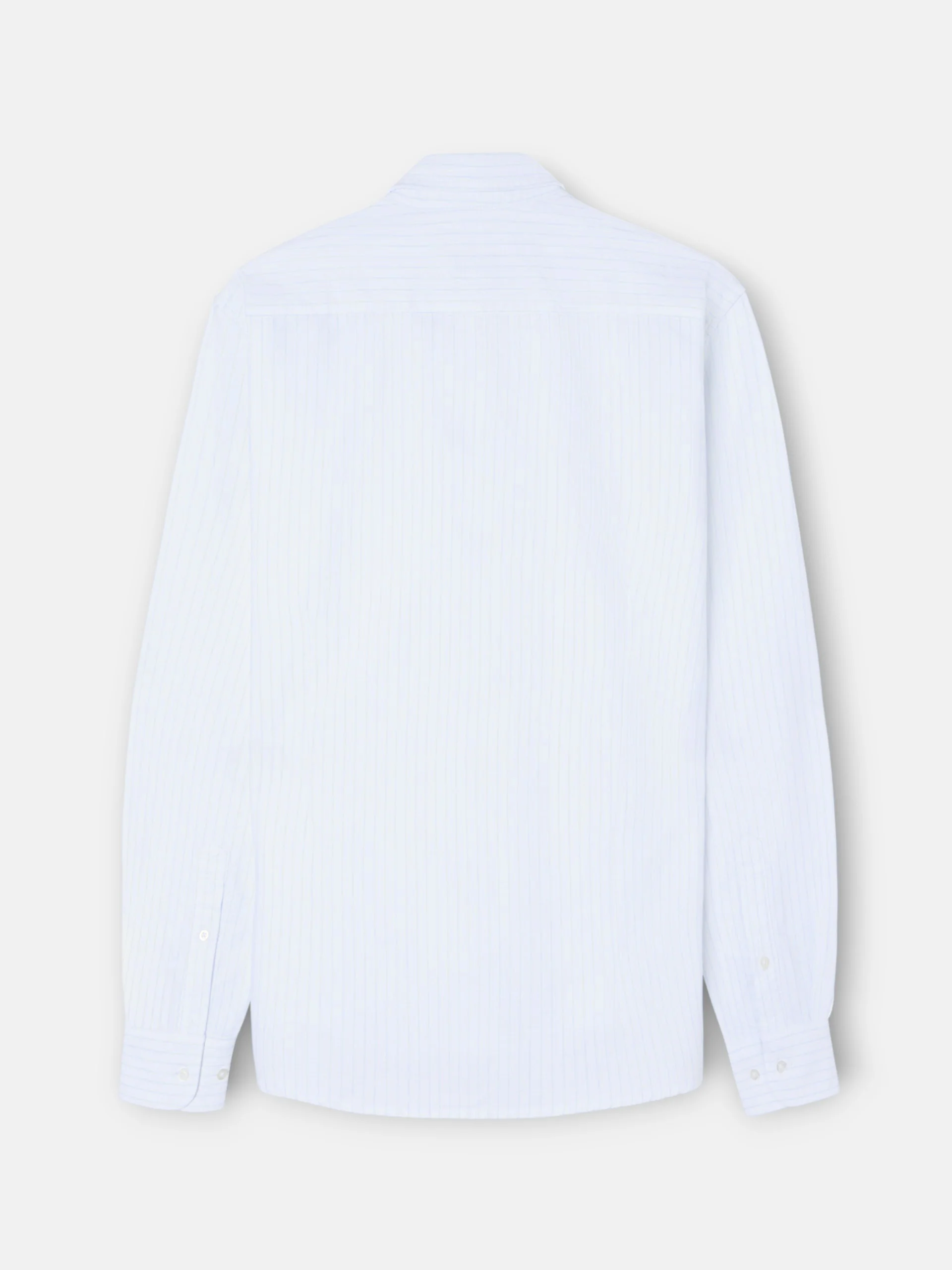 Camisa sport oxford rayas celestes blanca - Image 6