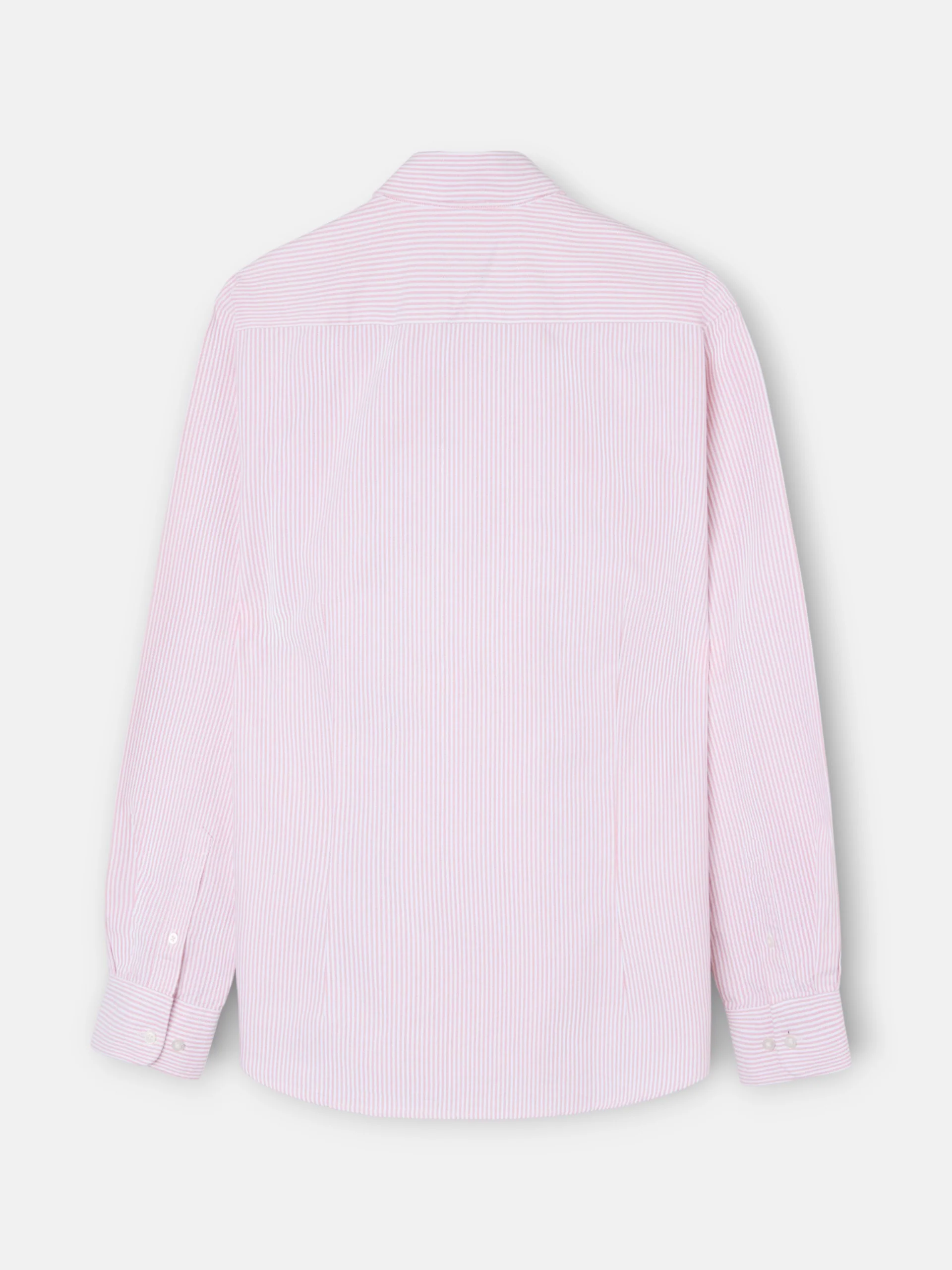 Camisa sport oxford rayas coral - Image 6