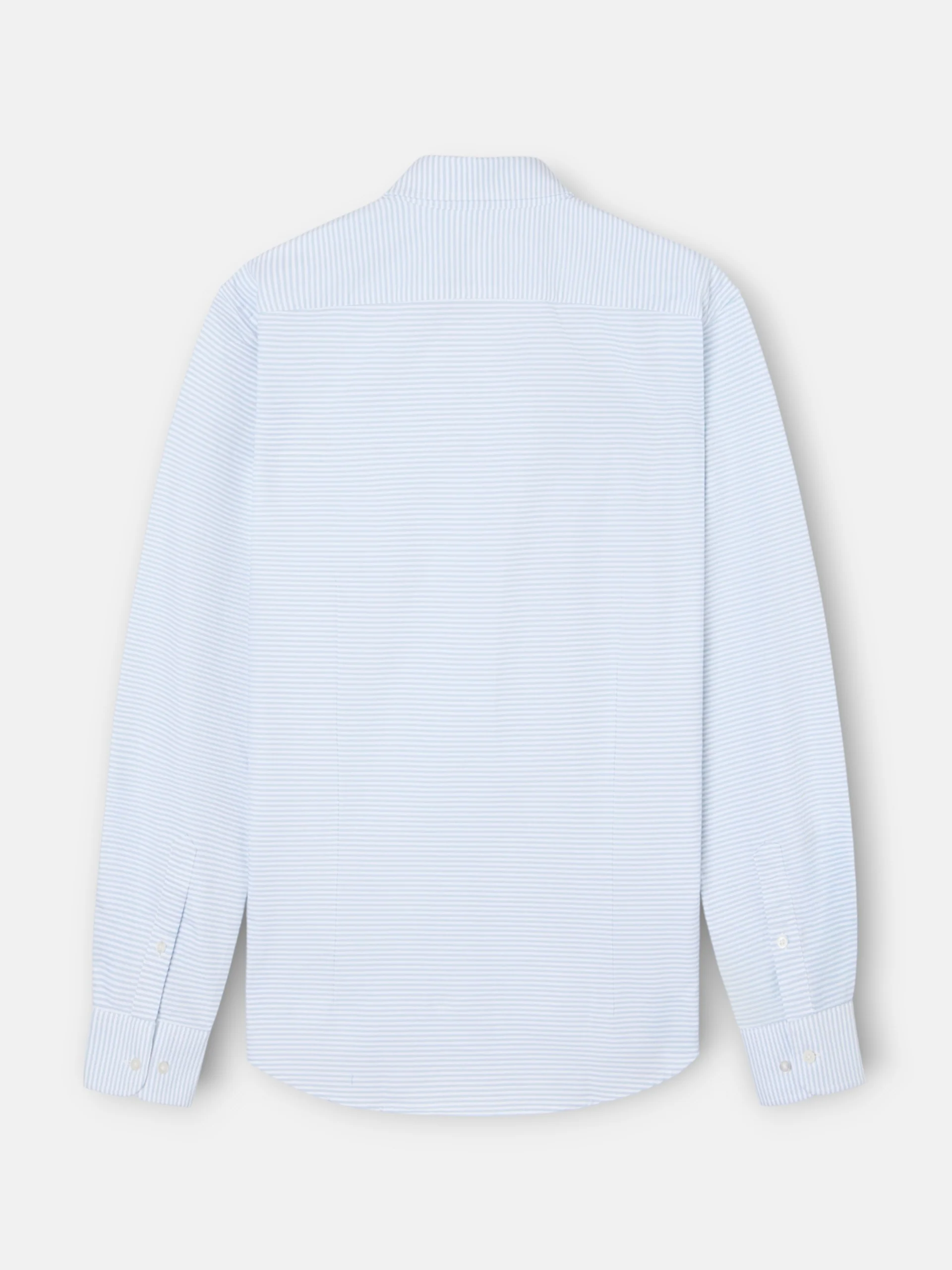 Camisa sport oxford rayas horizontales verdes - Image 7