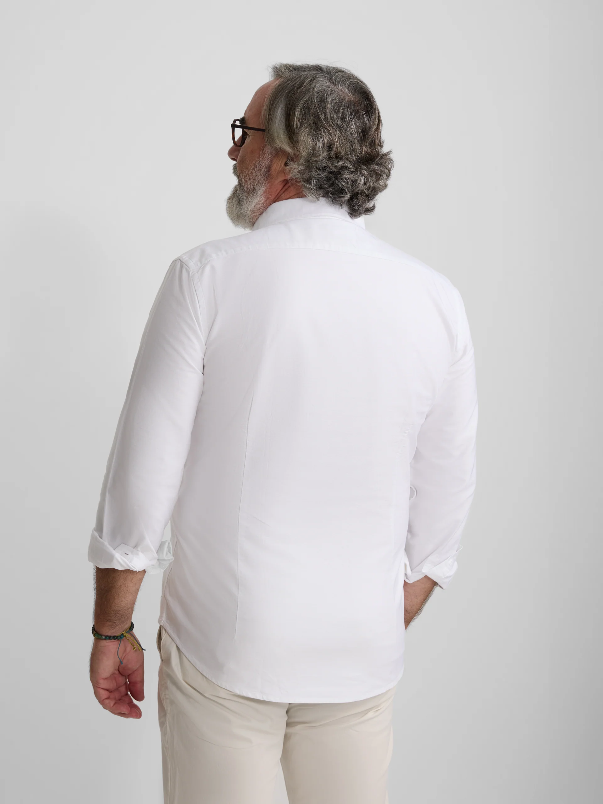 Camisa sport oxford regular fit blanca - Image 11