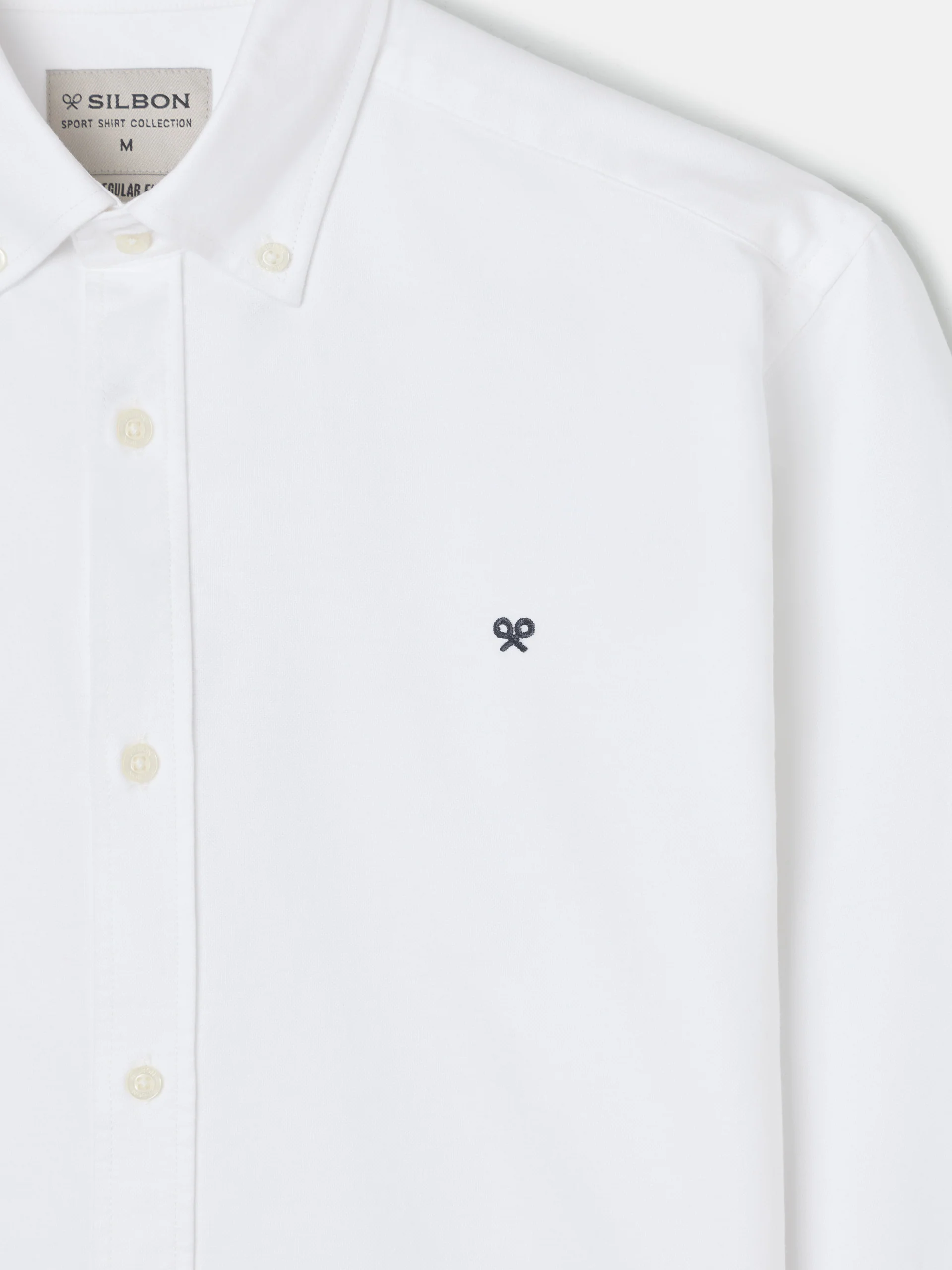 Camisa sport oxford regular fit blanca - Image 2
