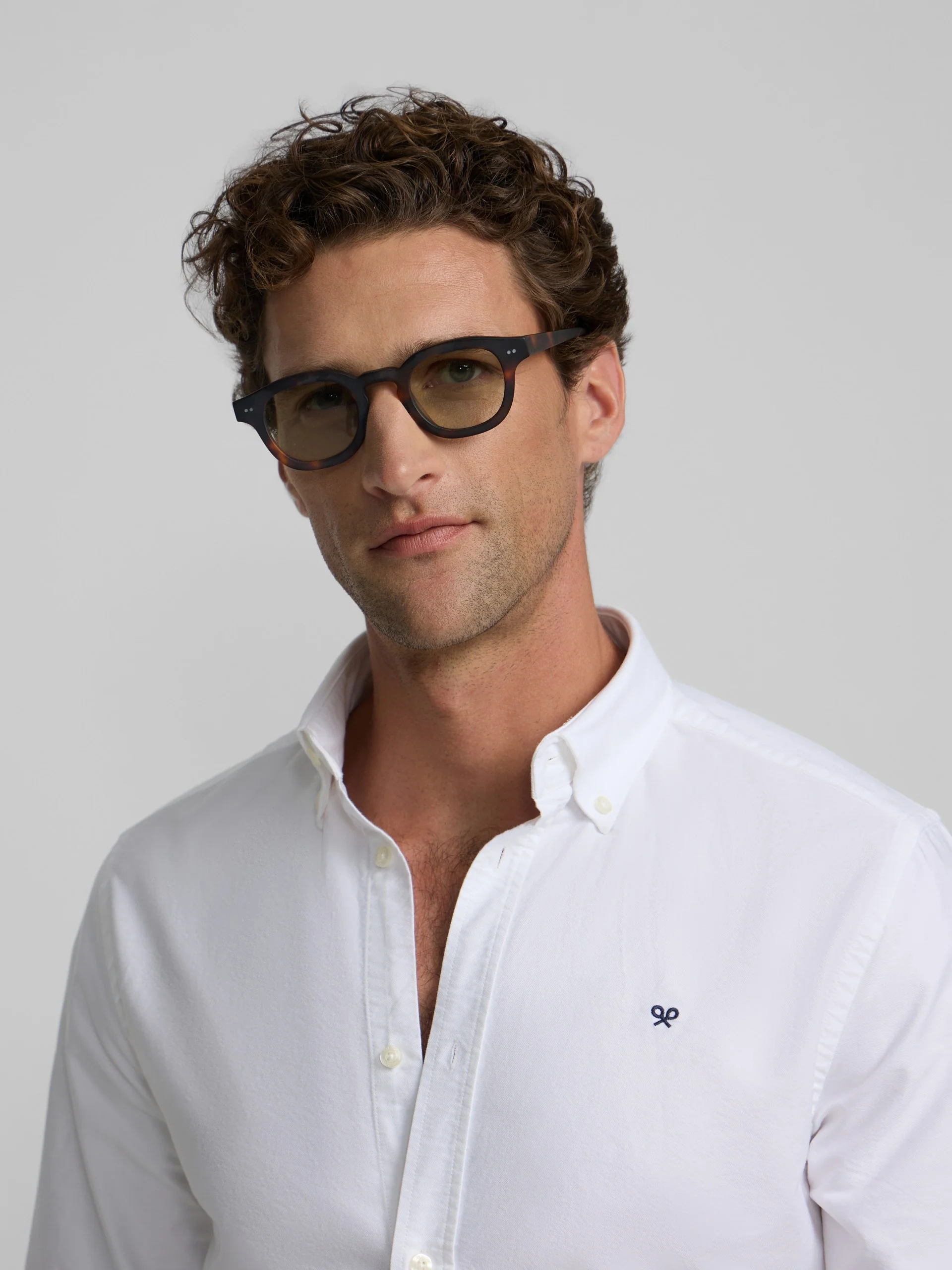 Camisa sport oxford regular fit blanca - Image 3