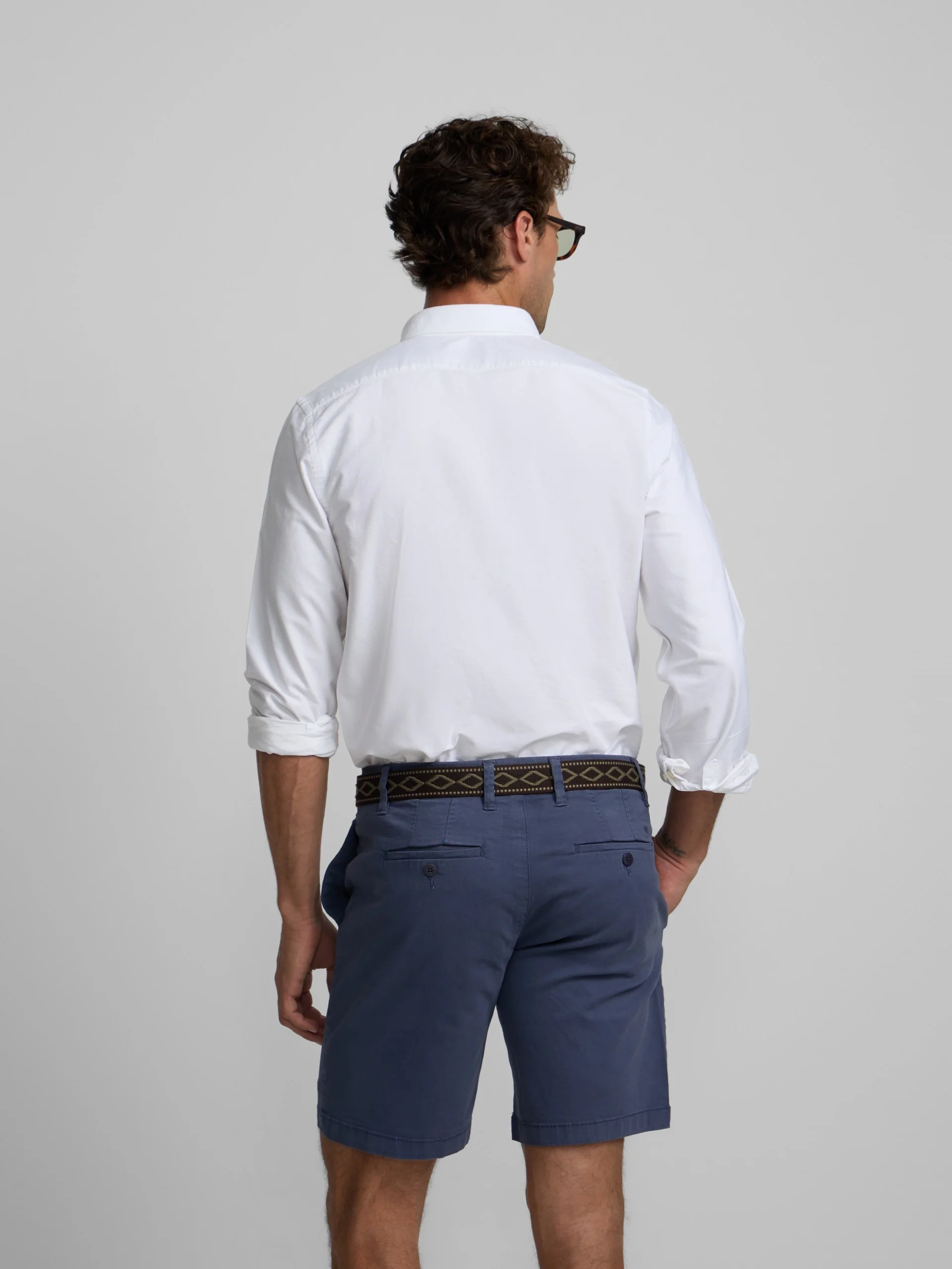Camisa sport oxford regular fit blanca - Image 4