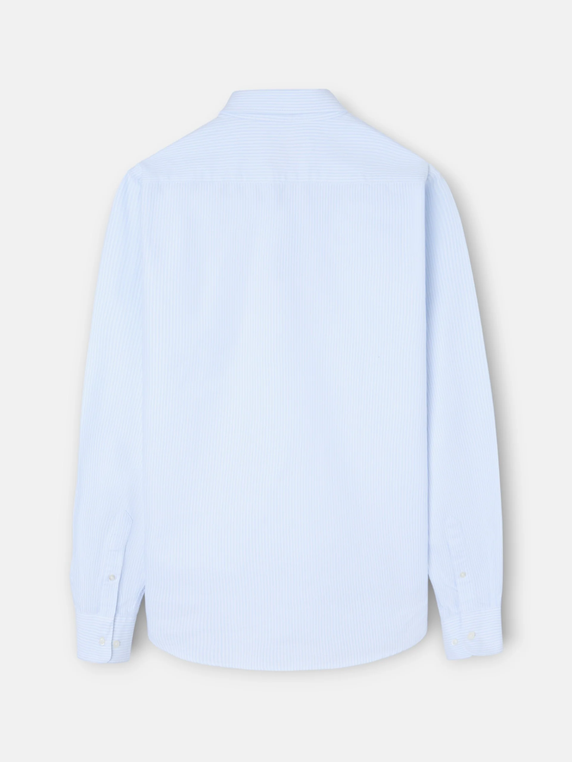 Camisa sport oxford regular fit rayas celeste - Image 6
