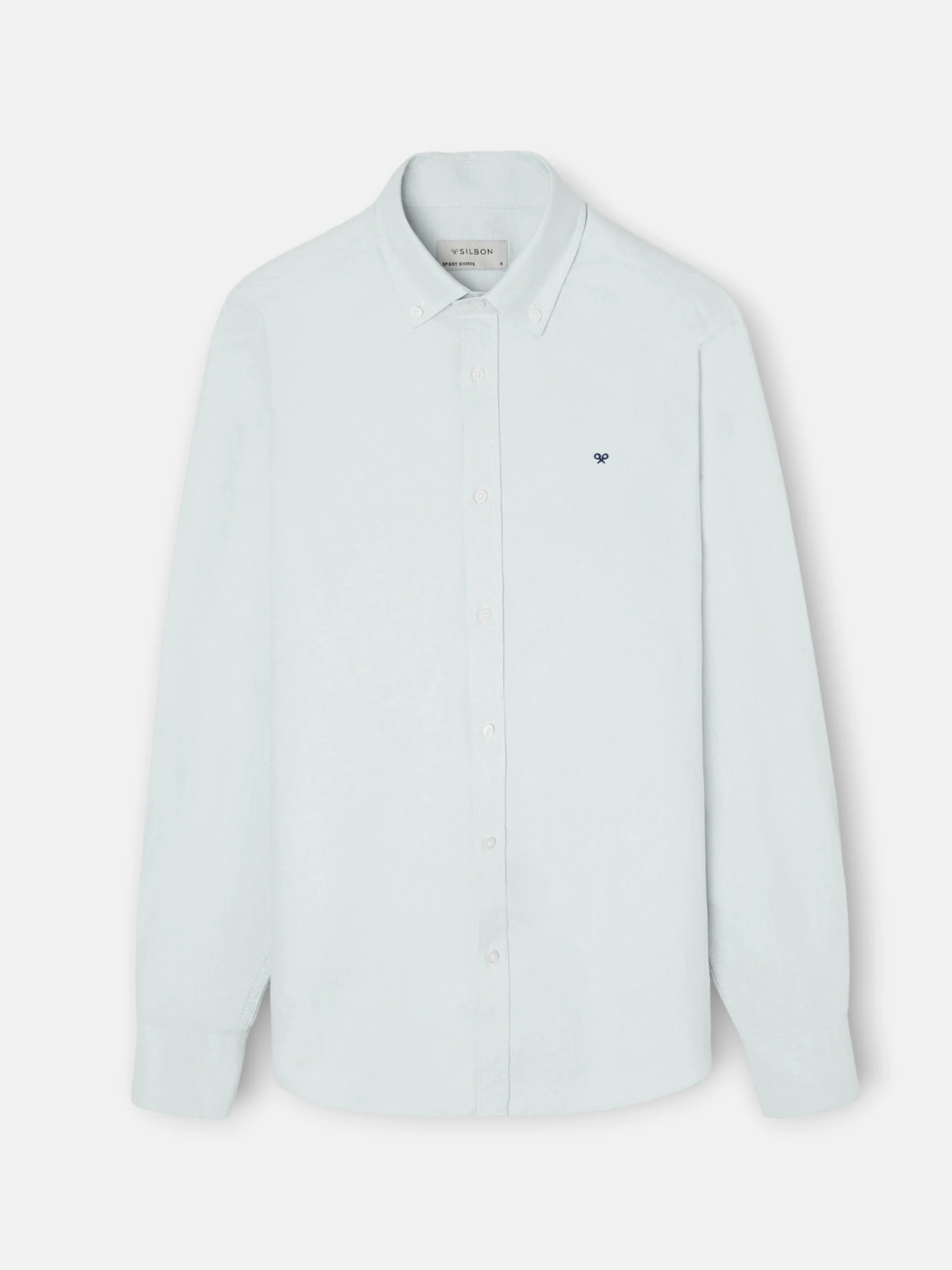 Camisa sport oxford verde claro - Image 4