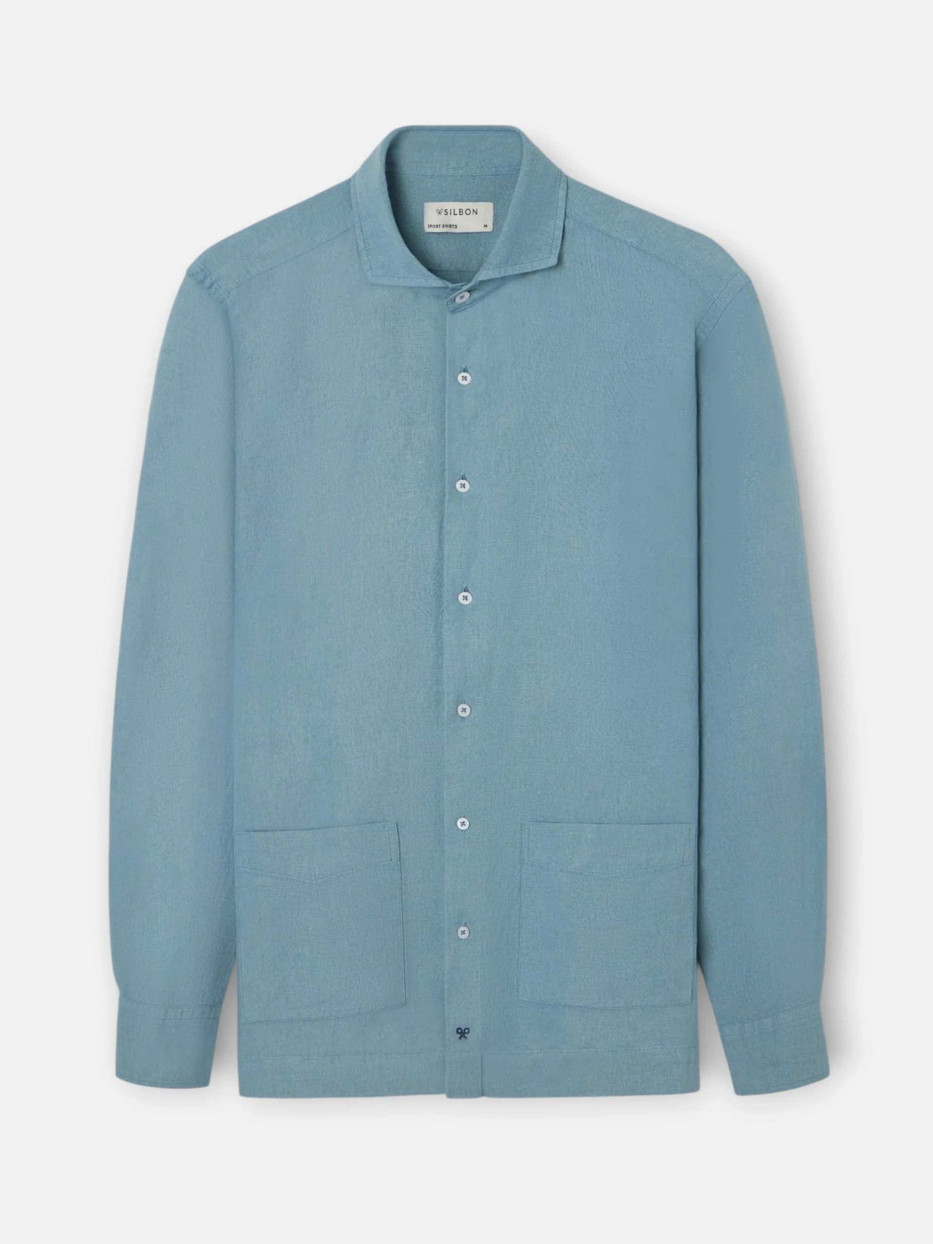 Camisa sport pockets azul indigo - Image 5