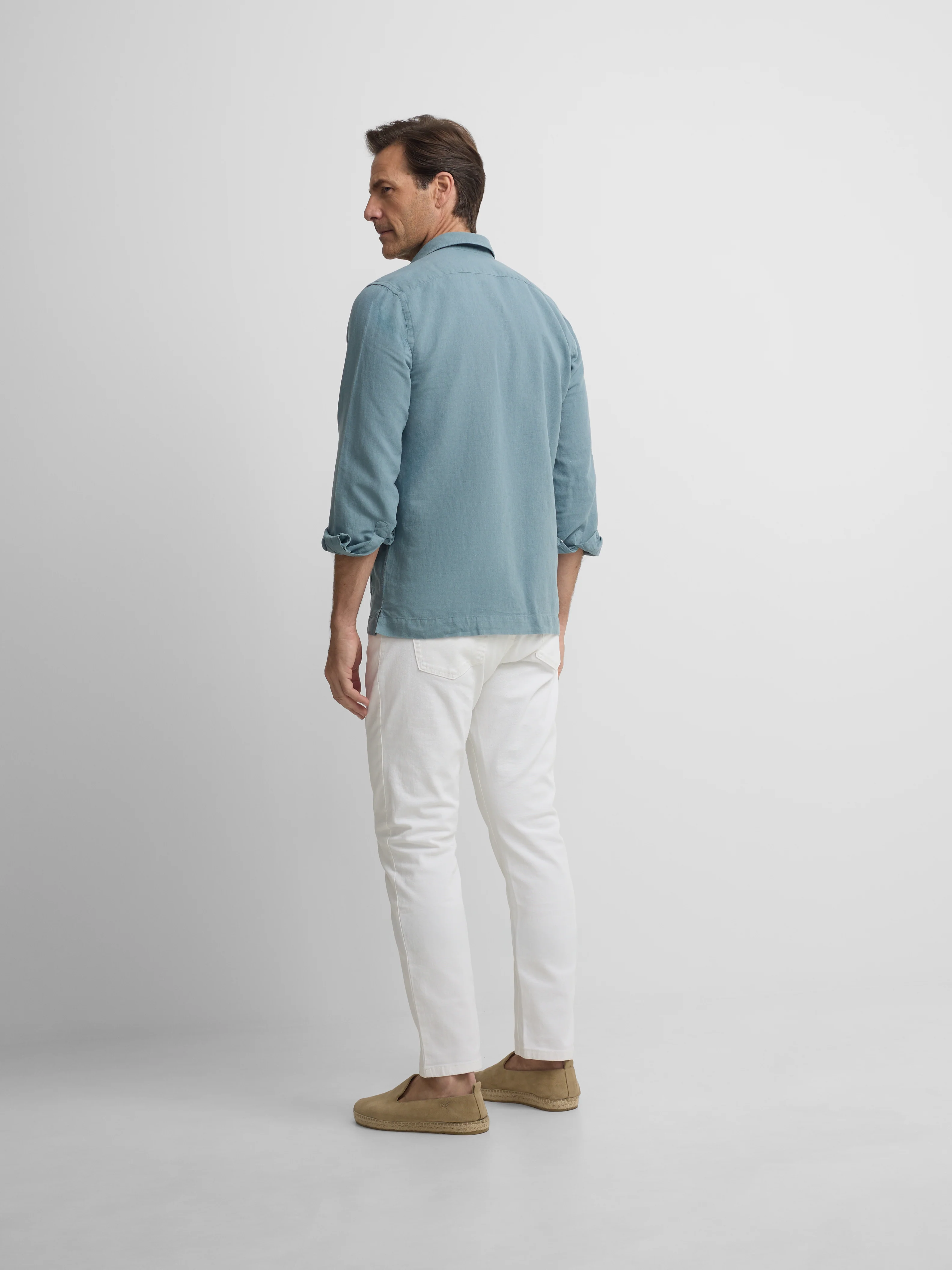 Camisa sport pockets azul indigo - Image 7