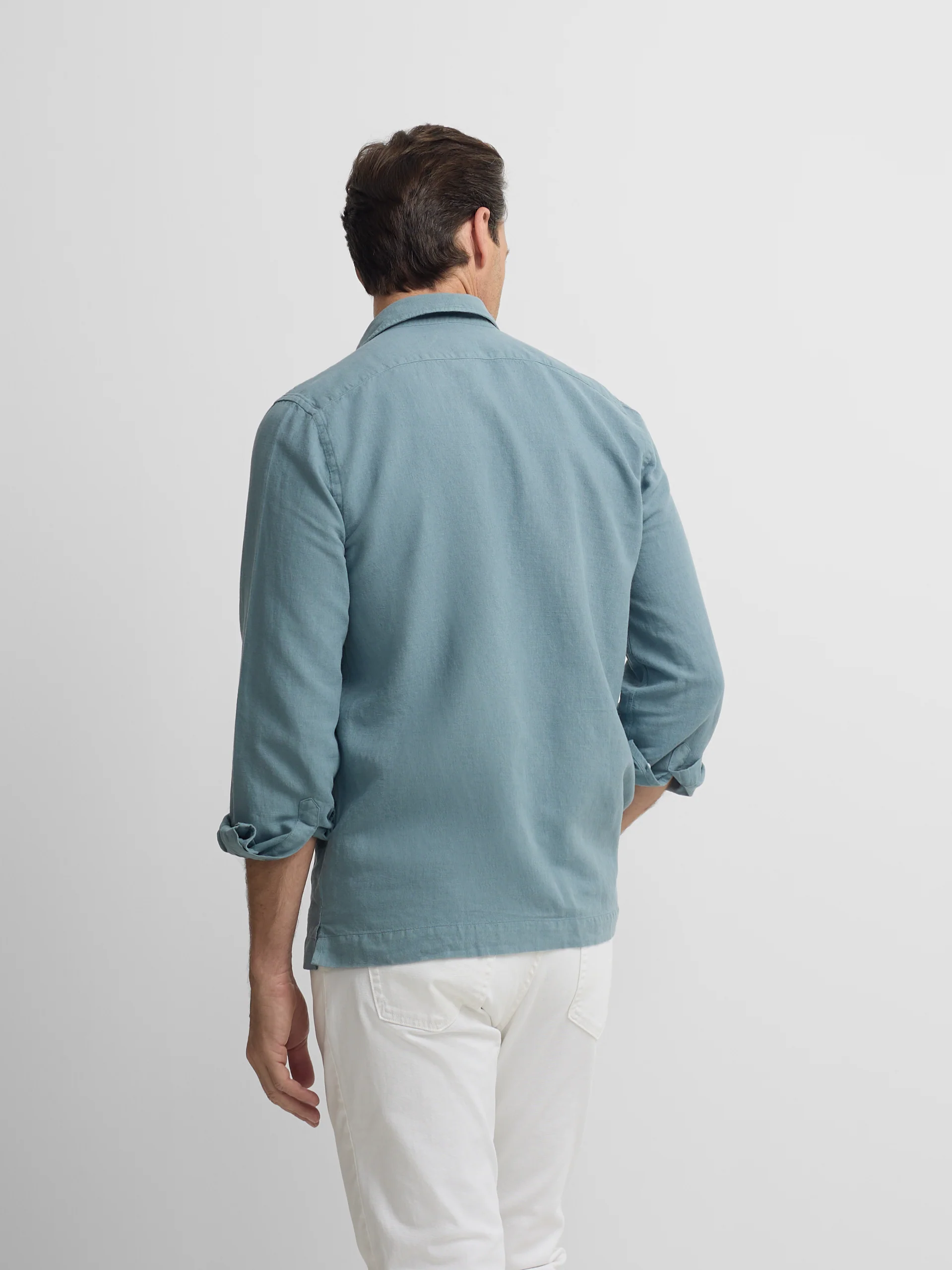 Camisa sport pockets azul indigo - Image 8