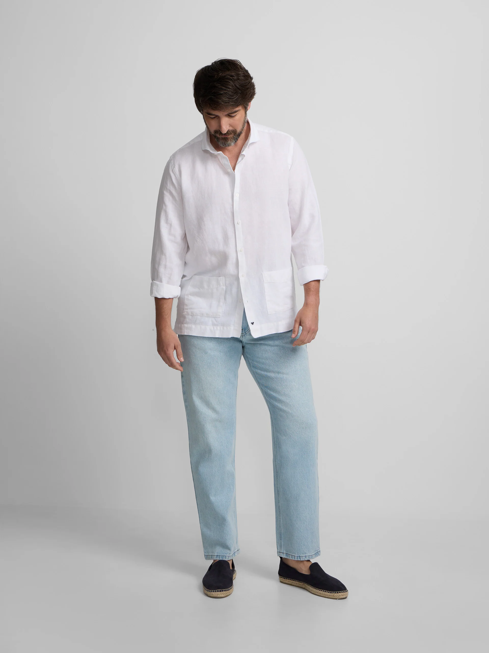 Camisa sport pockets blanco - Image 11