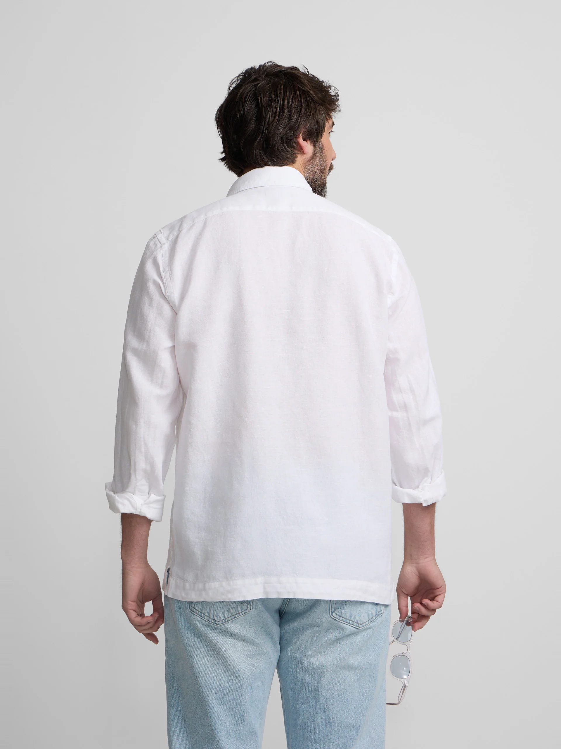 Camisa sport pockets blanco - Image 13
