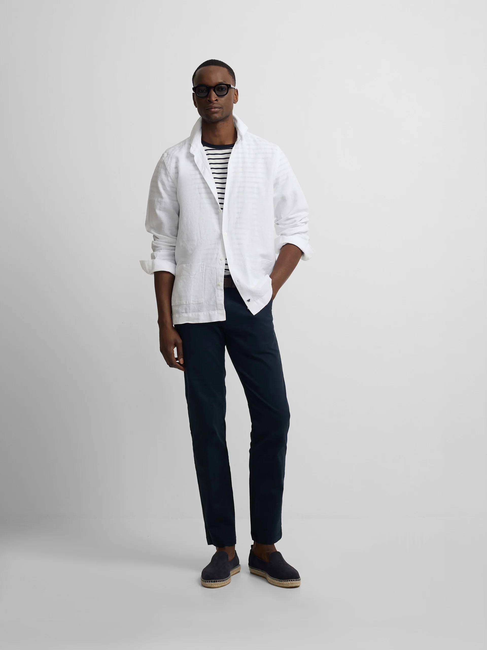 Camisa sport pockets blanco - Image 4