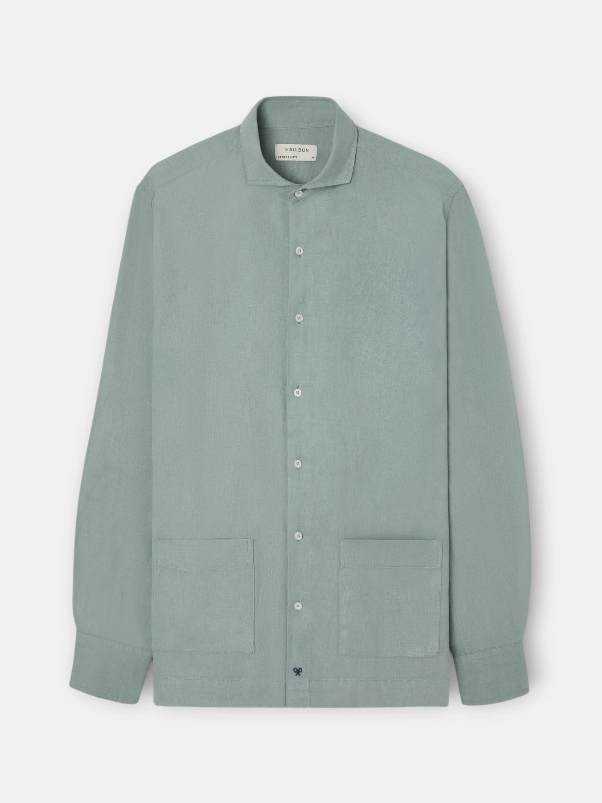 Camisa sport pockets verde medio - Image 10