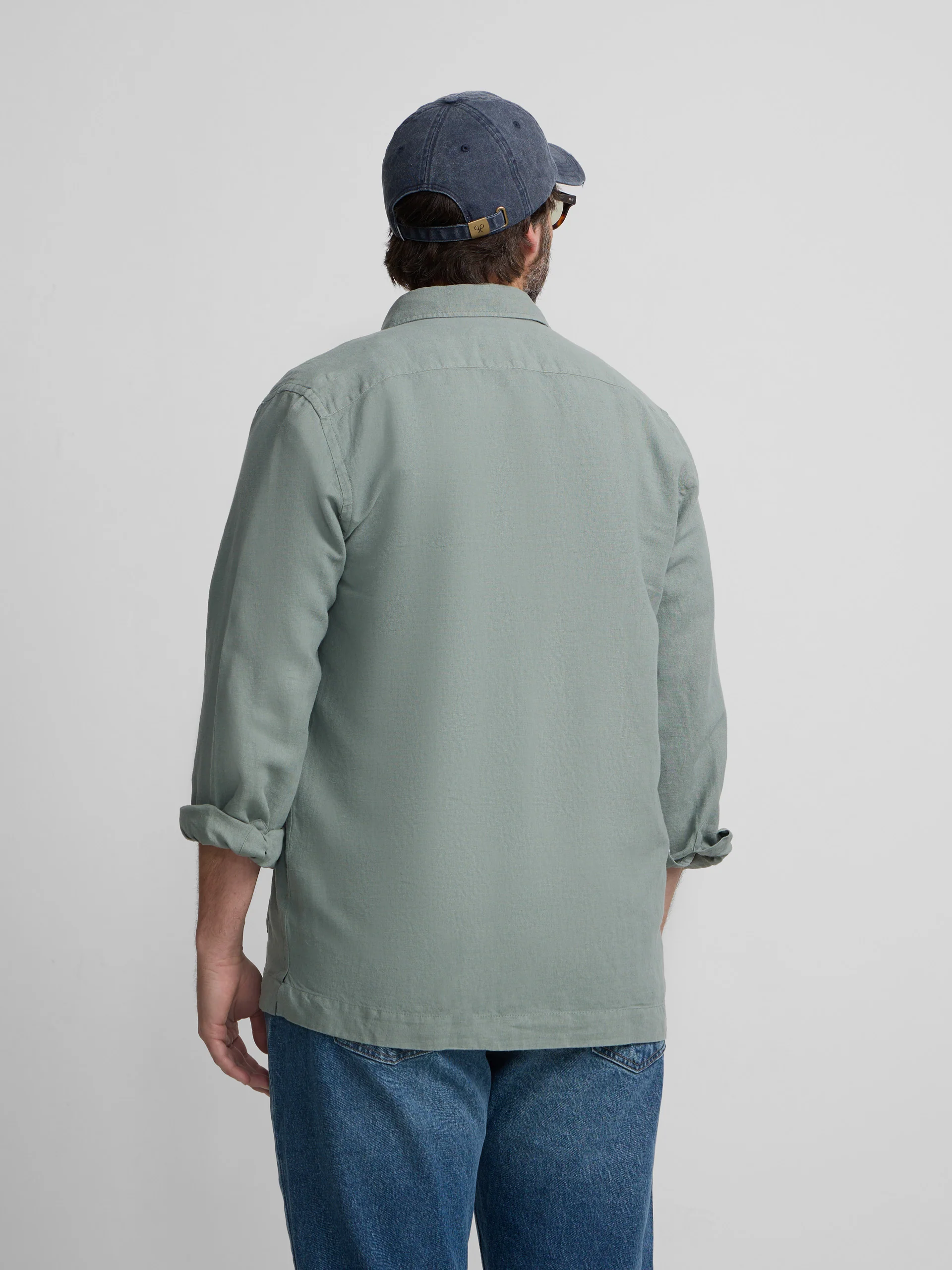 Camisa sport pockets verde medio - Image 14
