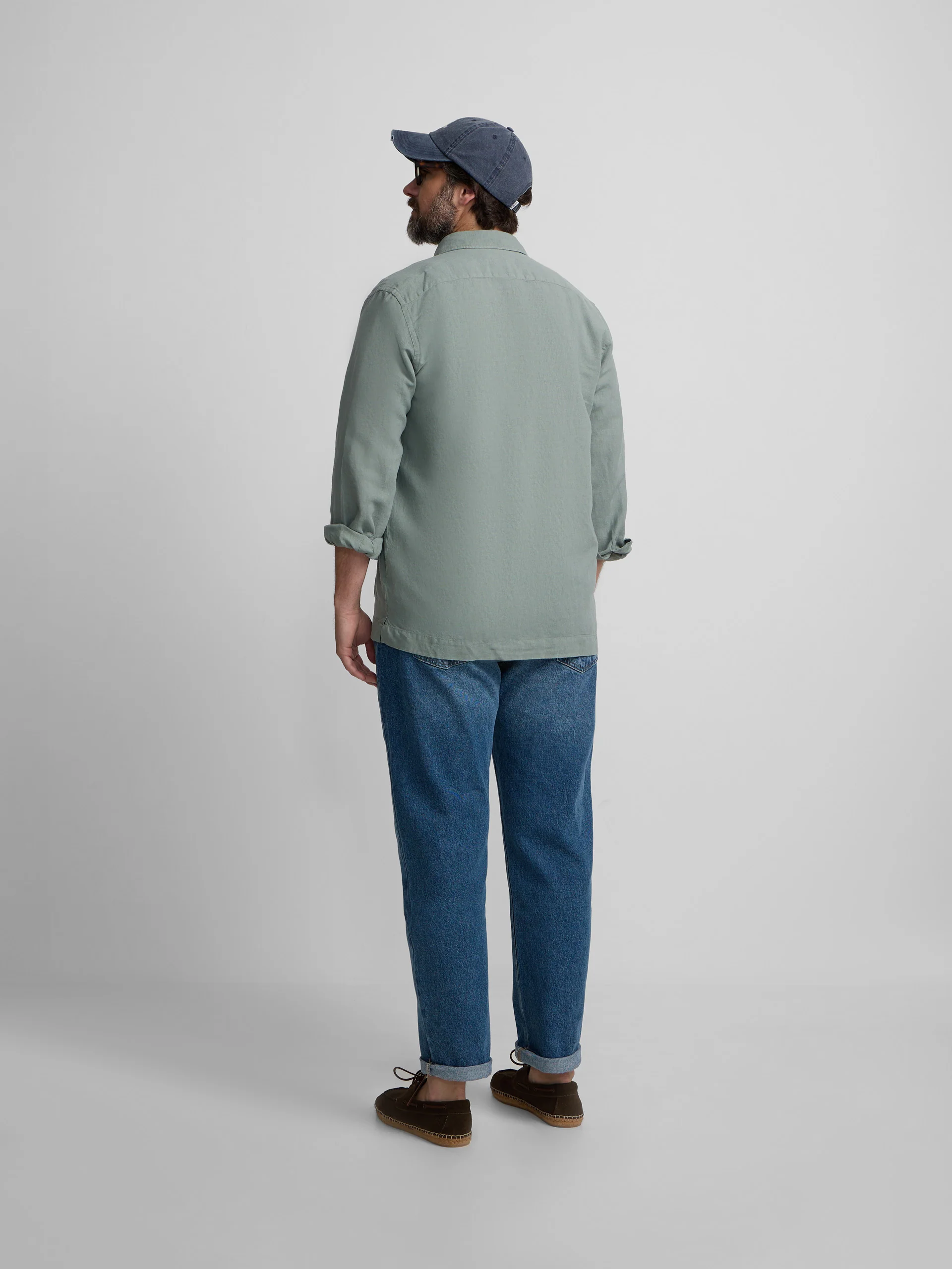 Camisa sport pockets verde medio - Image 15