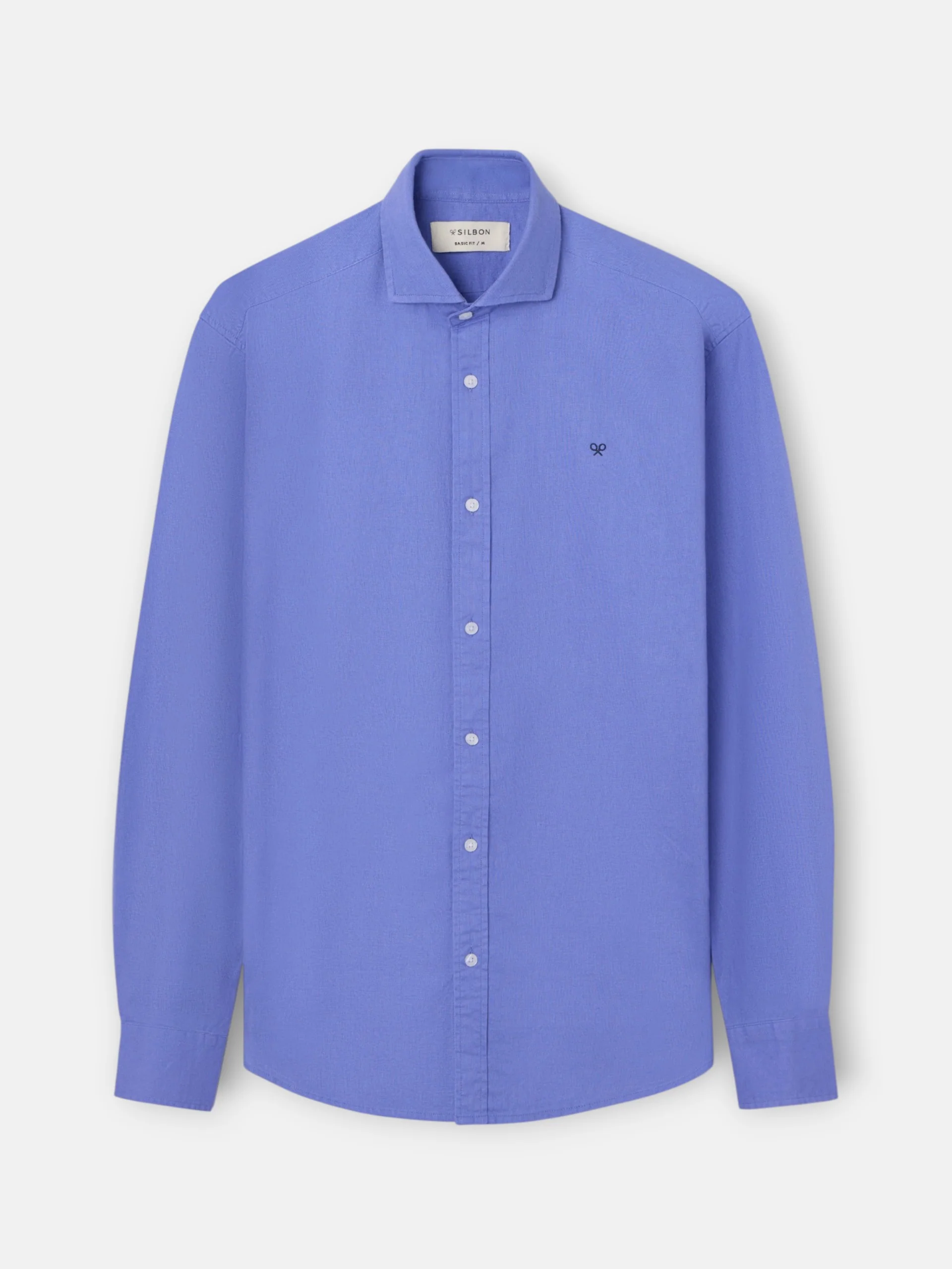 Camisa sport summer lino azul - Image 4