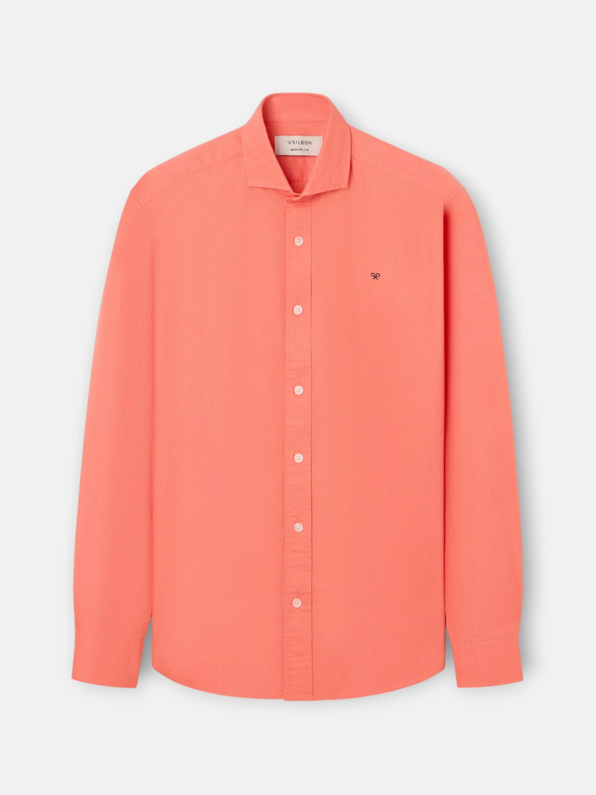 Camisa sport summer lino coral - Image 8