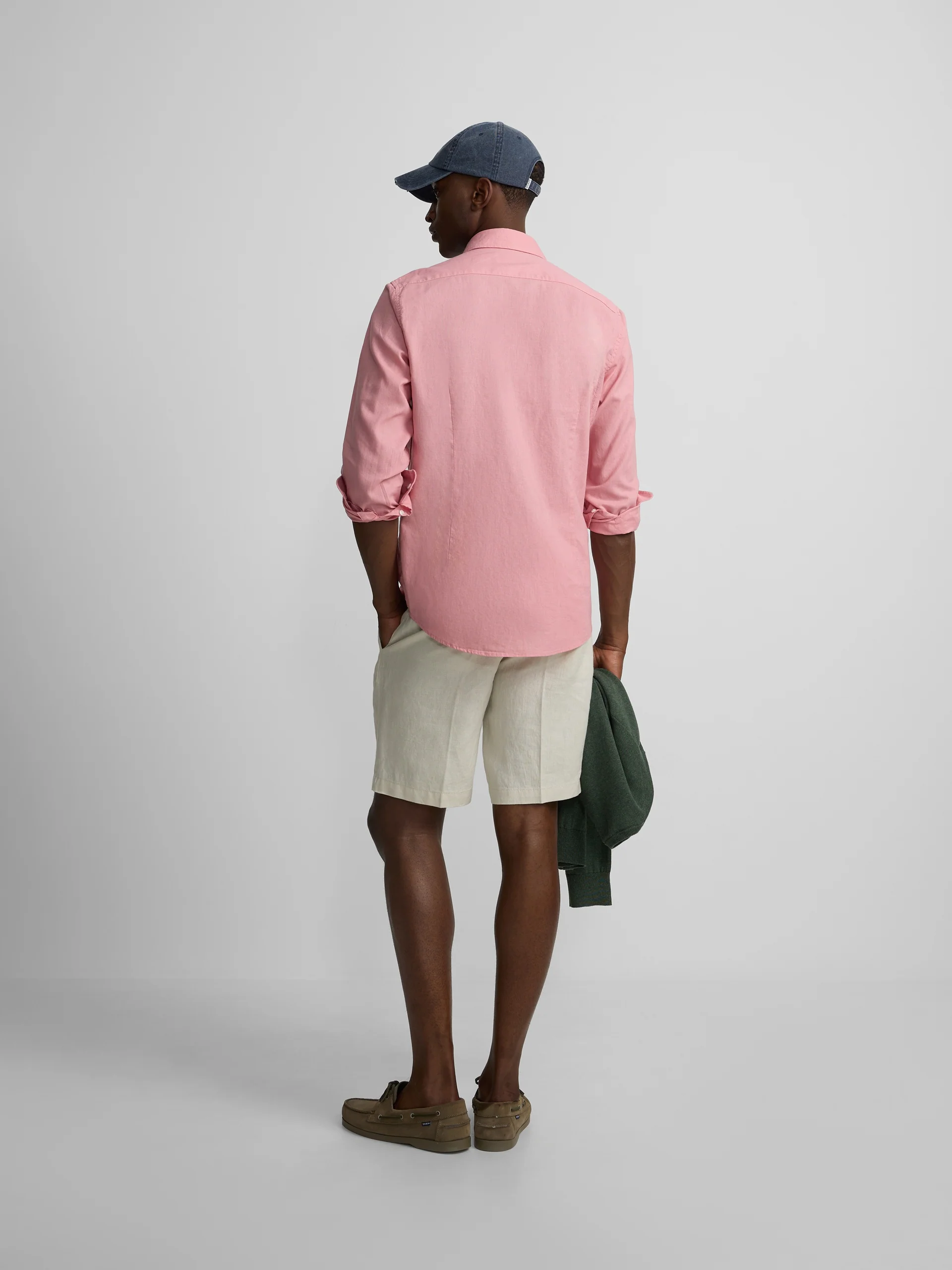 Camisa sport summer lino rosa - Image 7