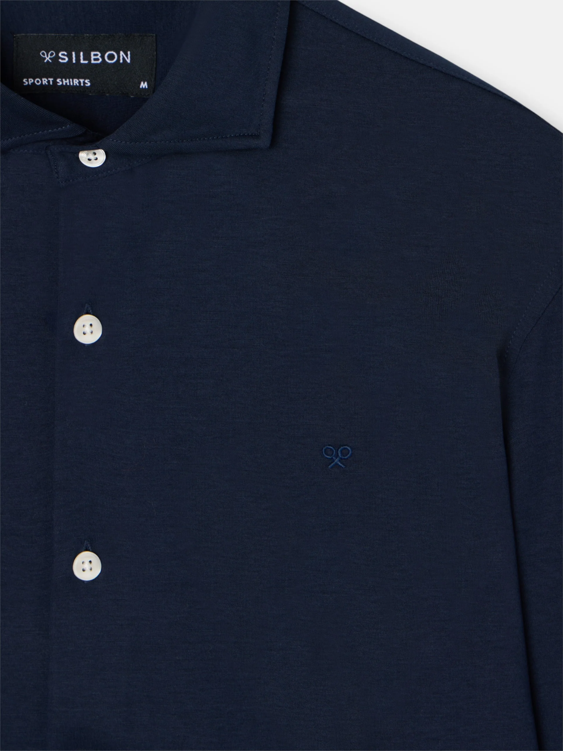 Camisa sport tecnica azul marino - Image 2