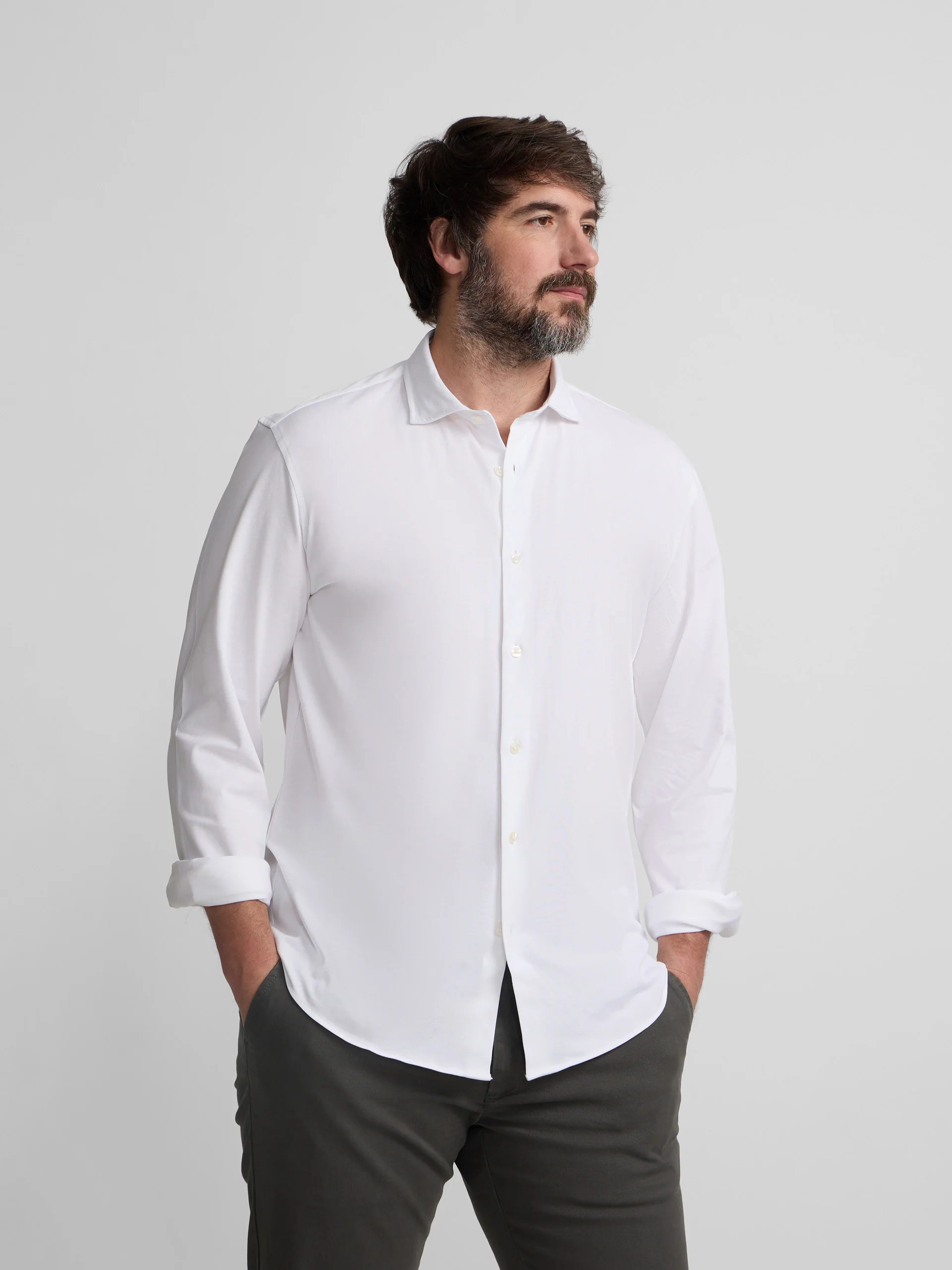 Camisa sport tecnica blanca - Image 5