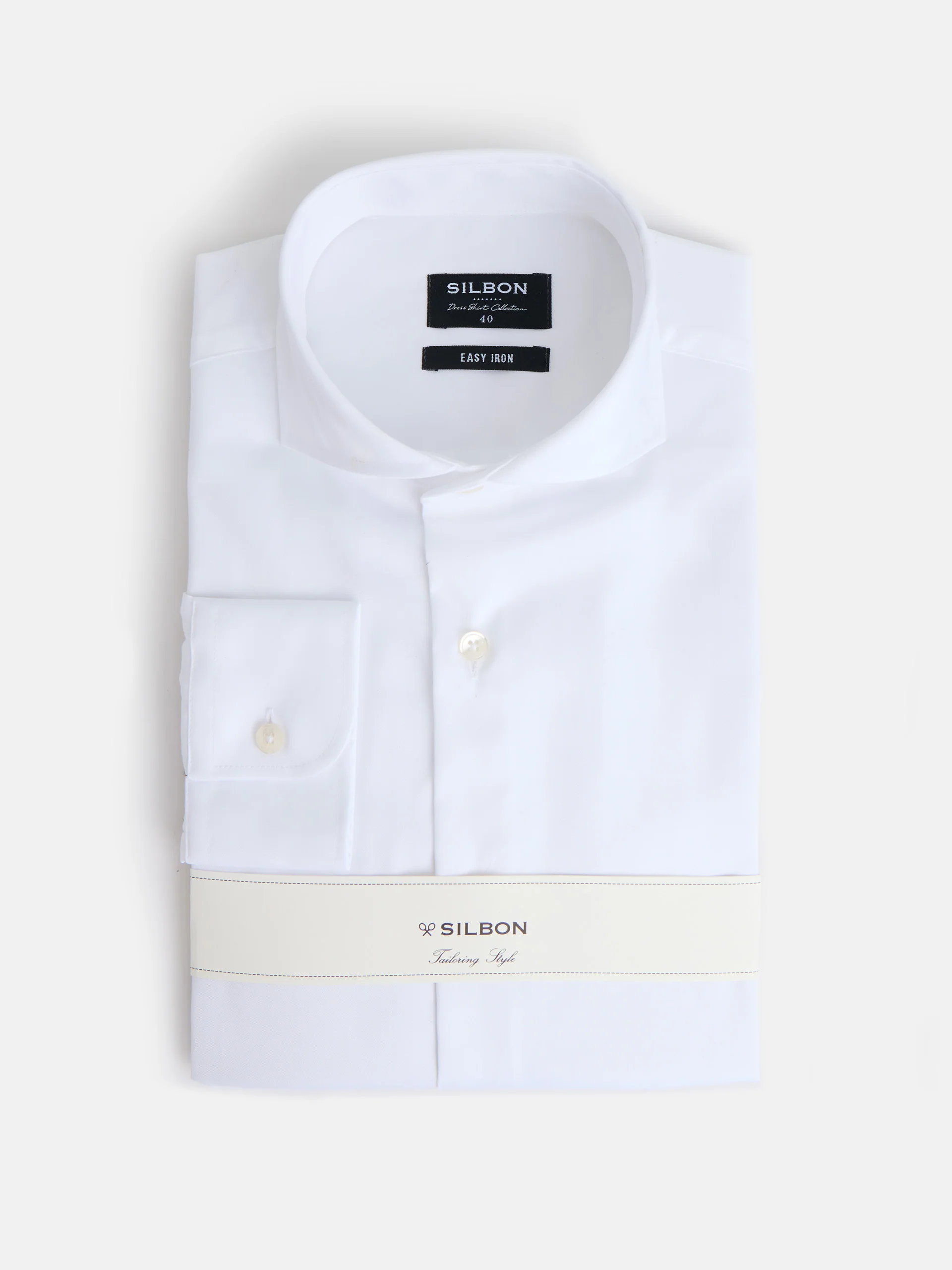 Camisa vestir easy iron puño simple blanca - Image 2
