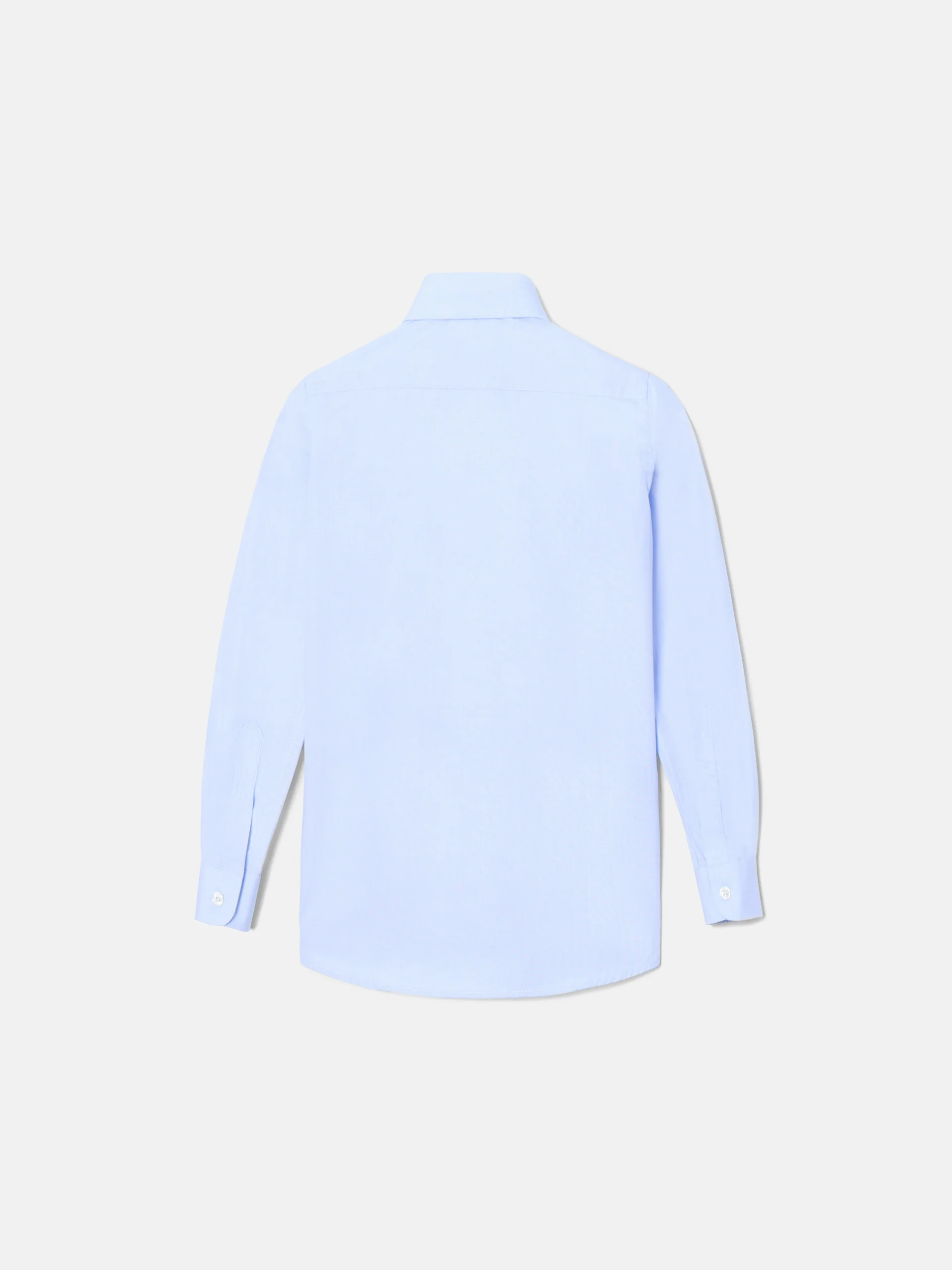 Camisa vestir kids puño simple celeste - Image 6