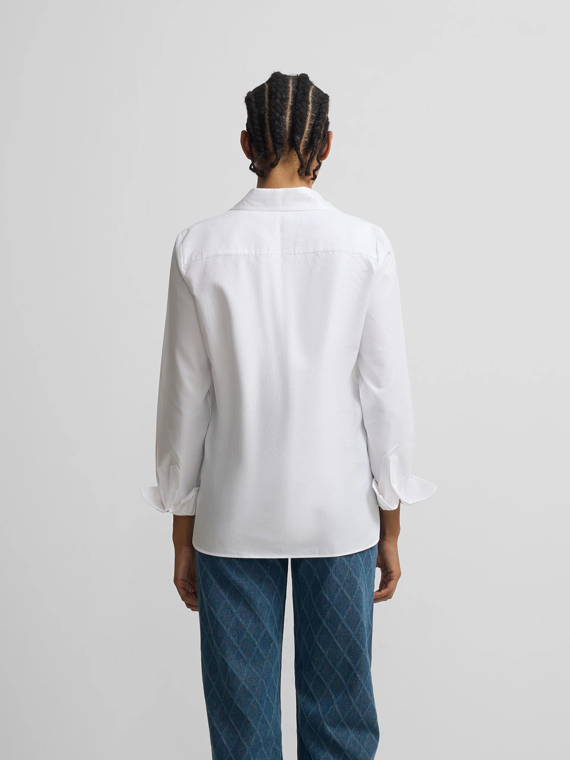 Camisa woman oxford blanco - Image 3