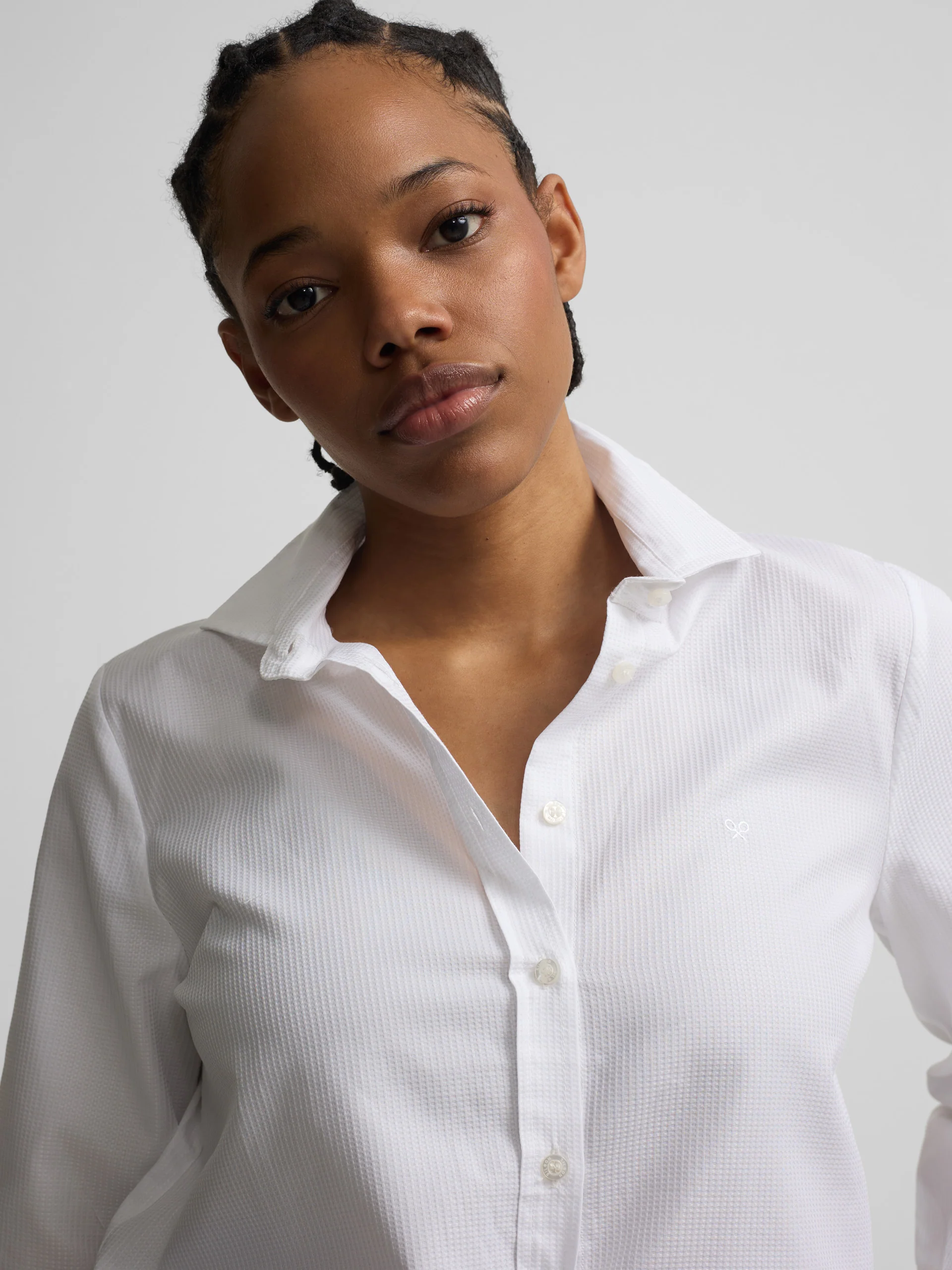 Camisa woman oxford blanco - Image 4