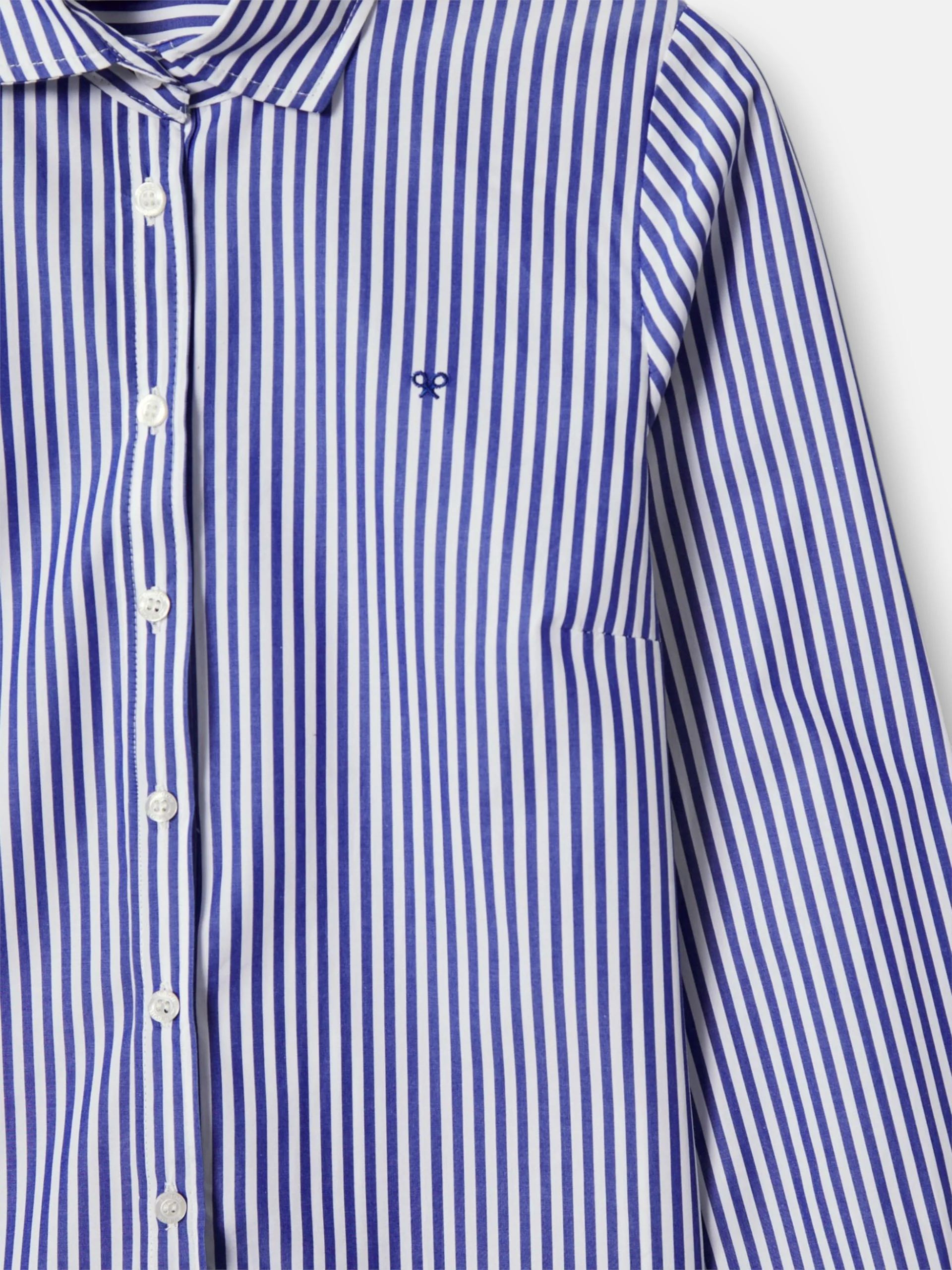 Camisa woman rayas azul y blanco - Image 2