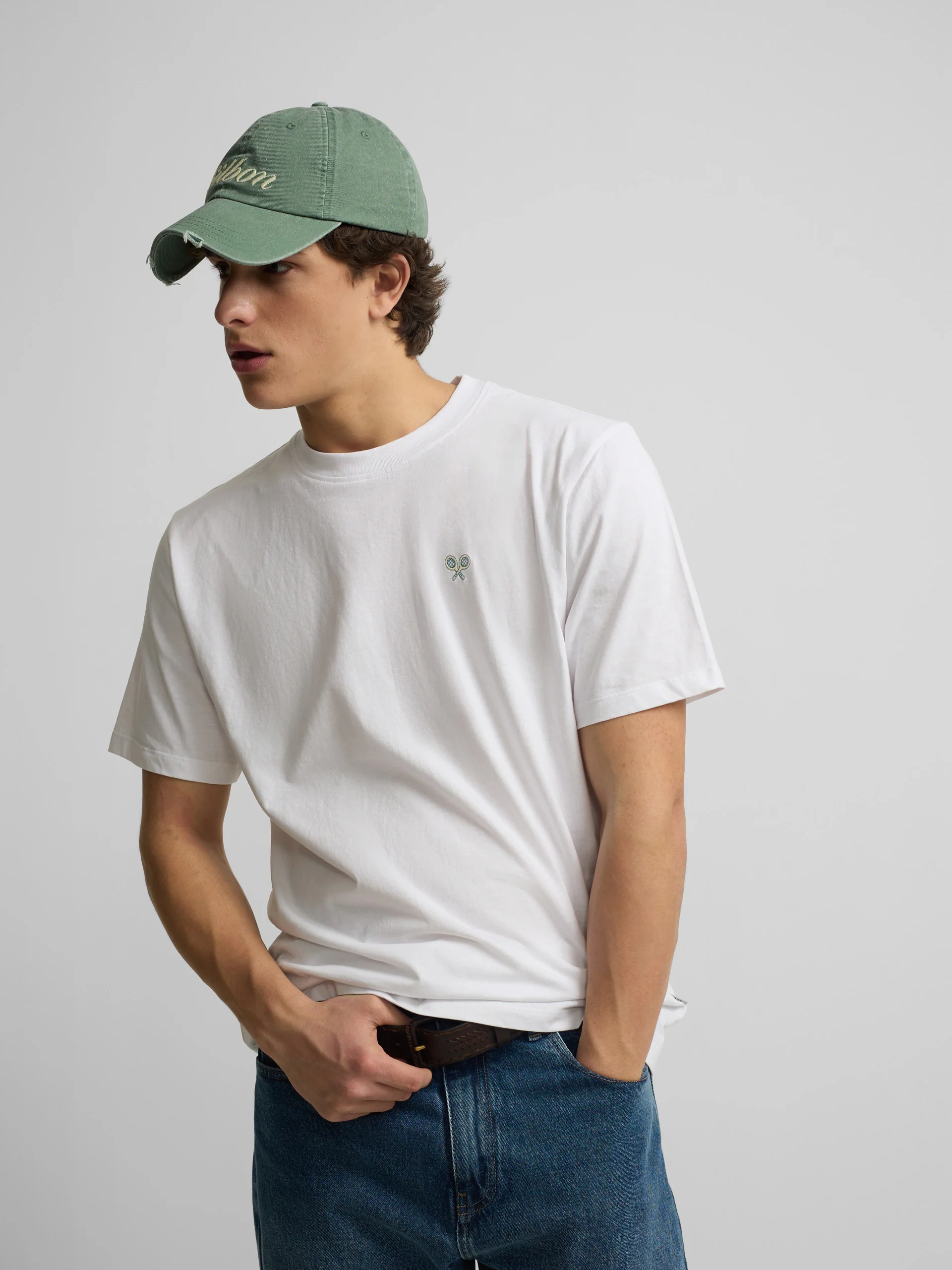 Camiseta apres tennis blanco - Image 4