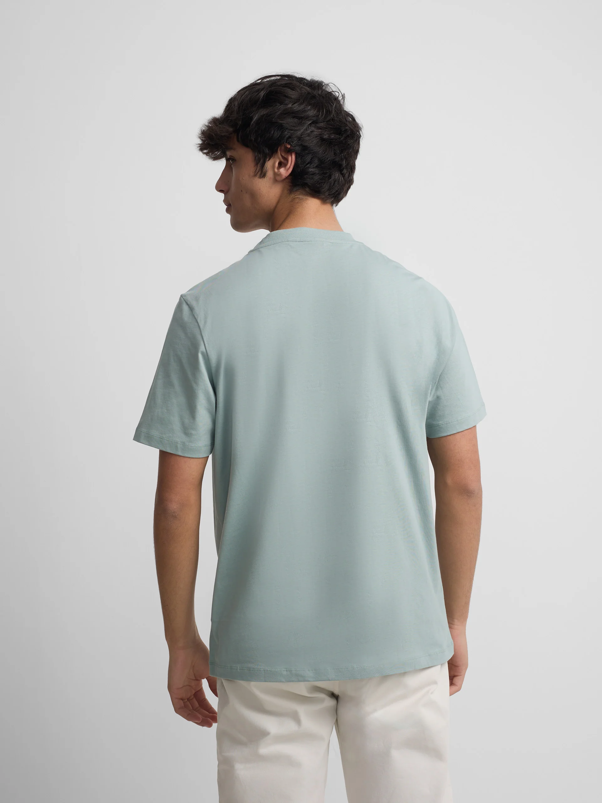Camiseta bolsillo etnico verde - Image 4