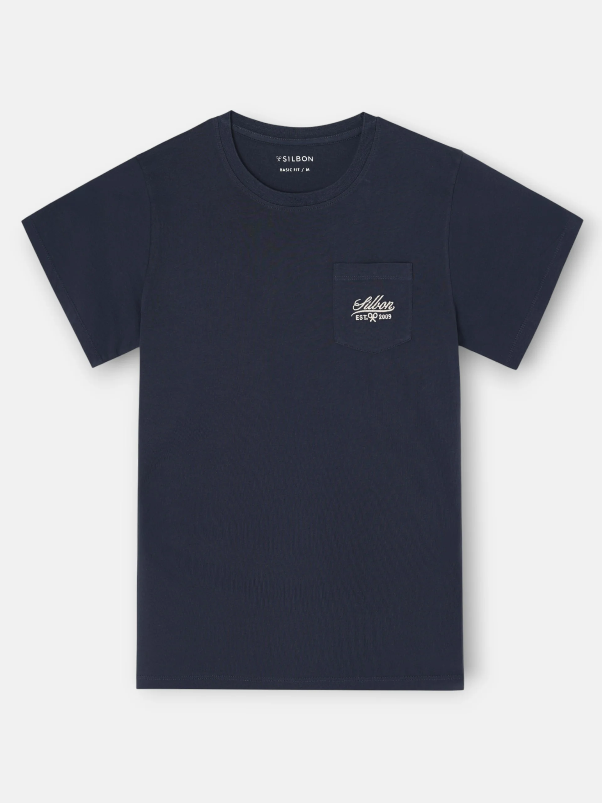 Camiseta bolsillo garmet dye azul marino - Image 5