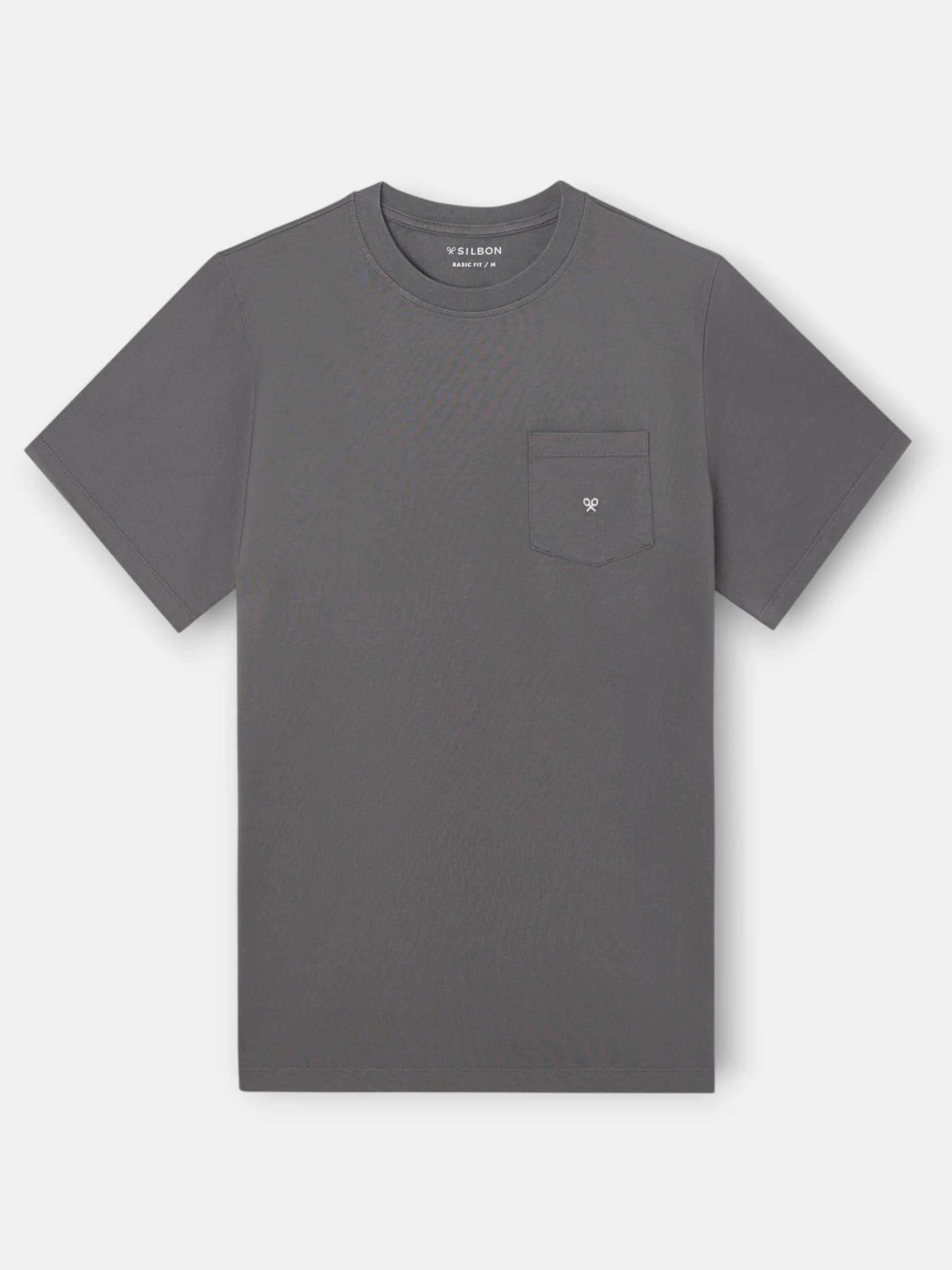 Camiseta clasica bolsillo minilogo gris - Image 6