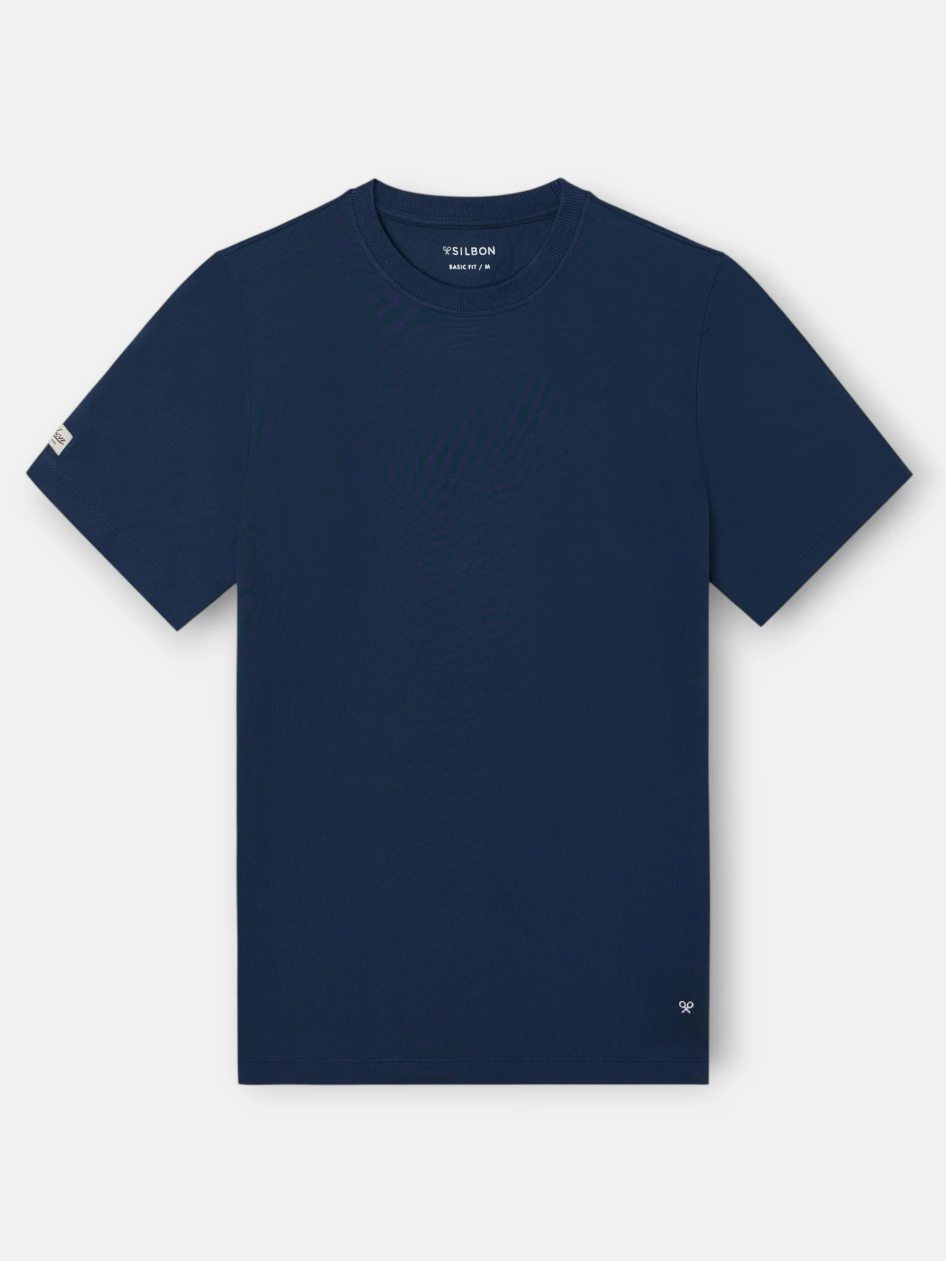 Camiseta clasica etiqueta azul marino - Image 5