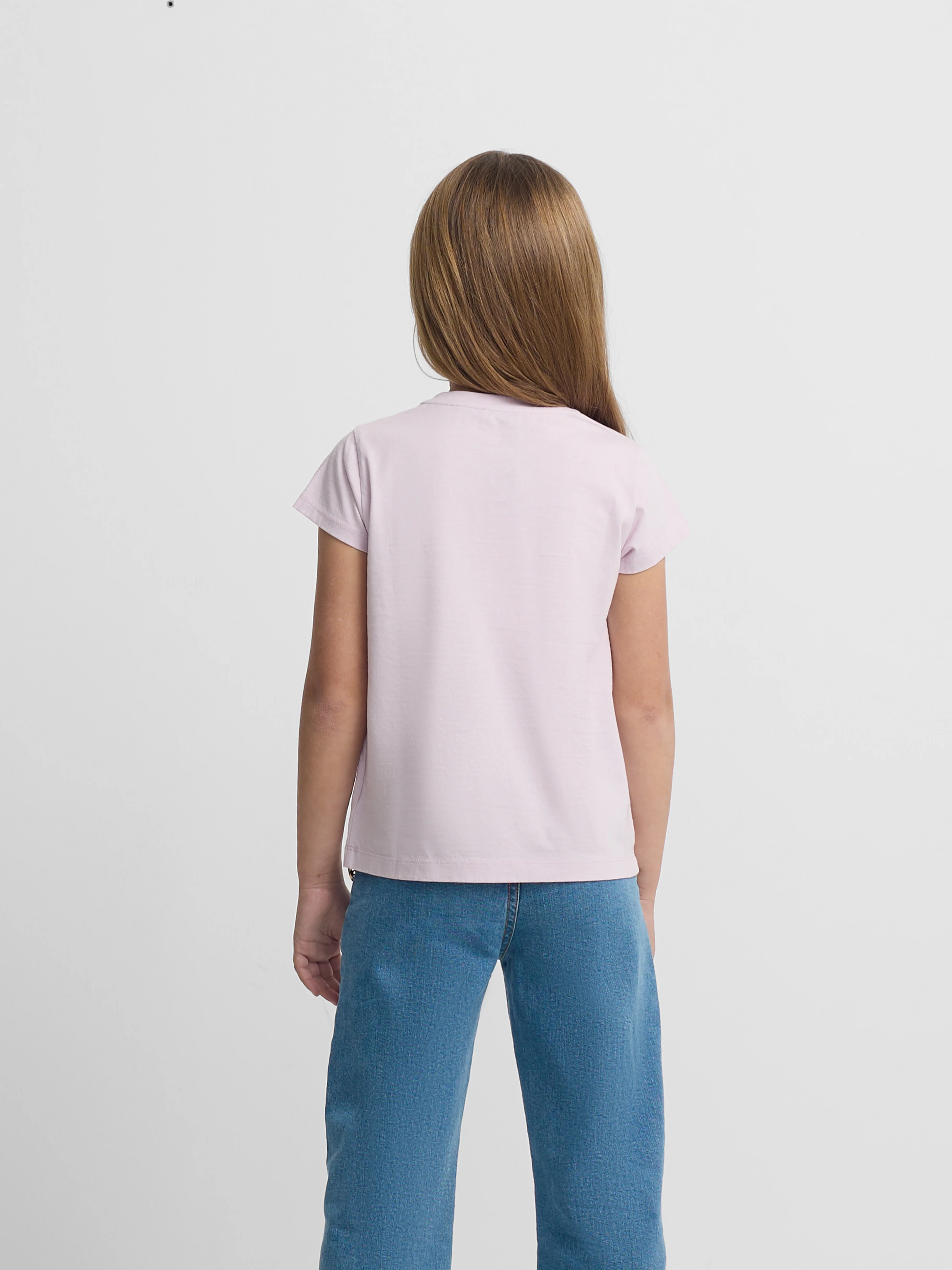 Camiseta girl bordados silbon lila - Image 7