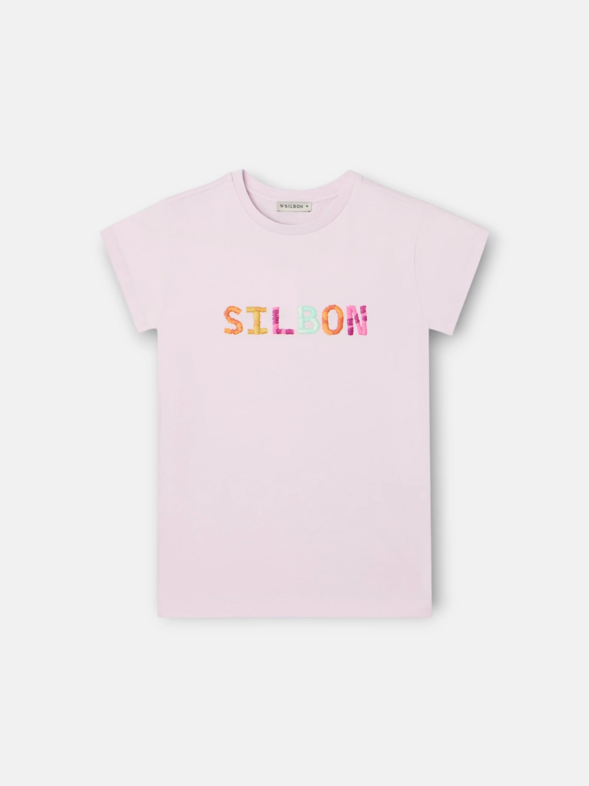 Camiseta girl bordados silbon lila - Image 8