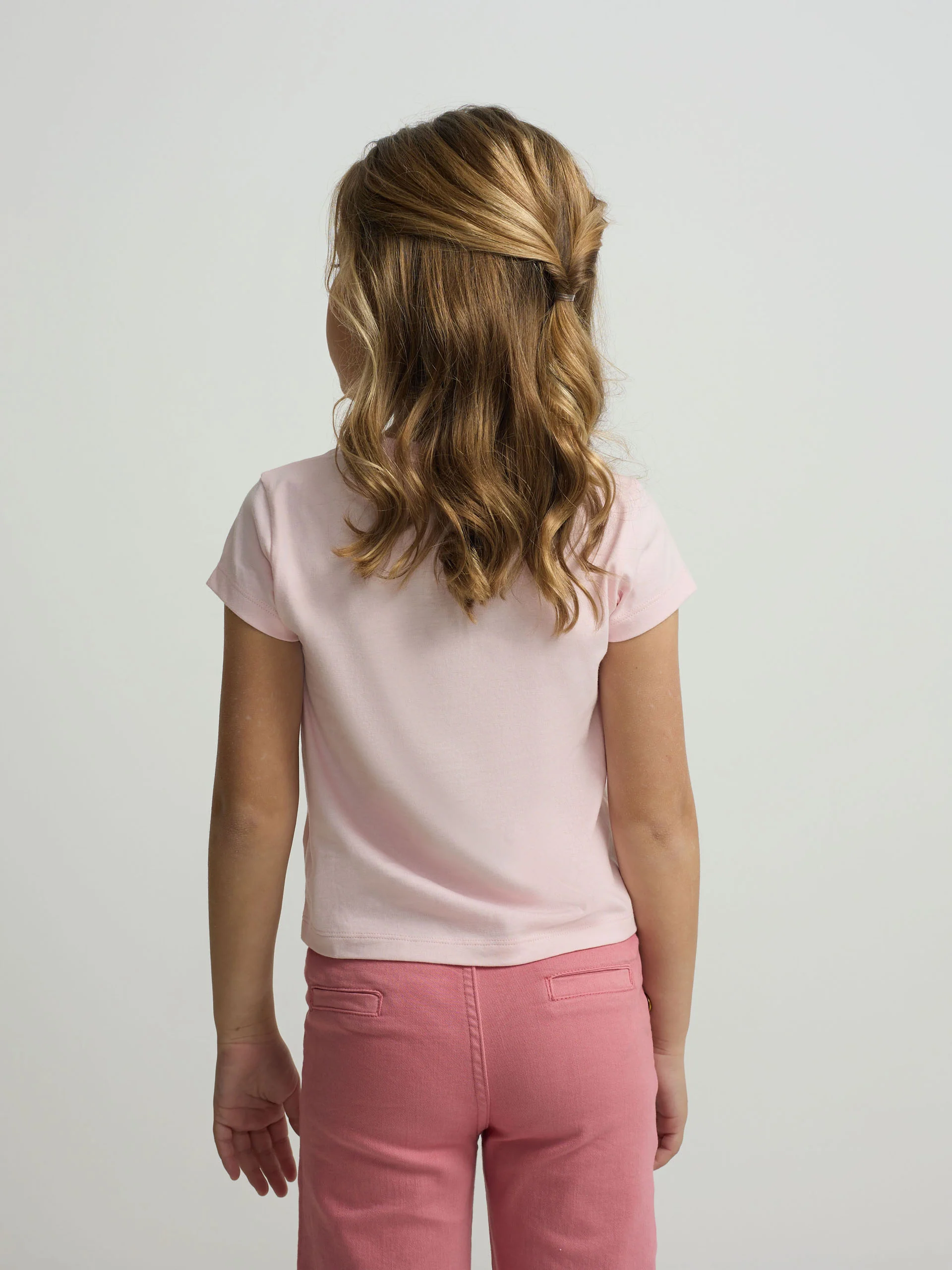 Camiseta girl clasica rosa - Image 5
