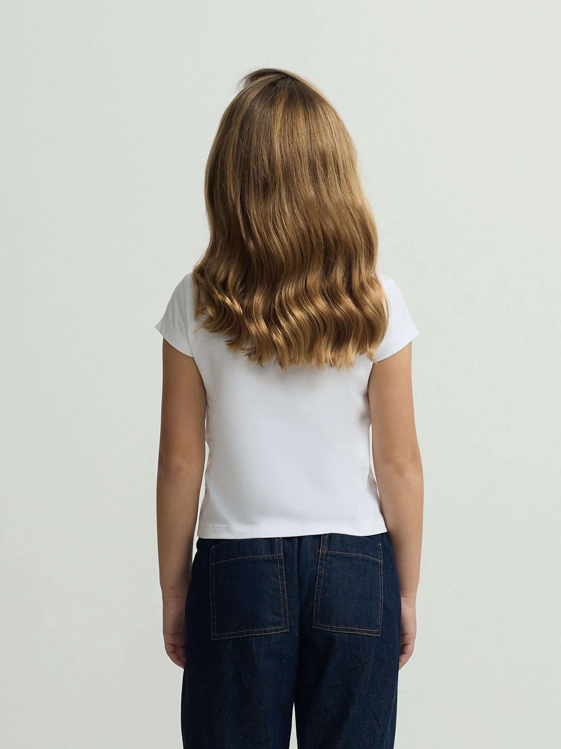 Camiseta girl raquetas smile blanca - Image 4