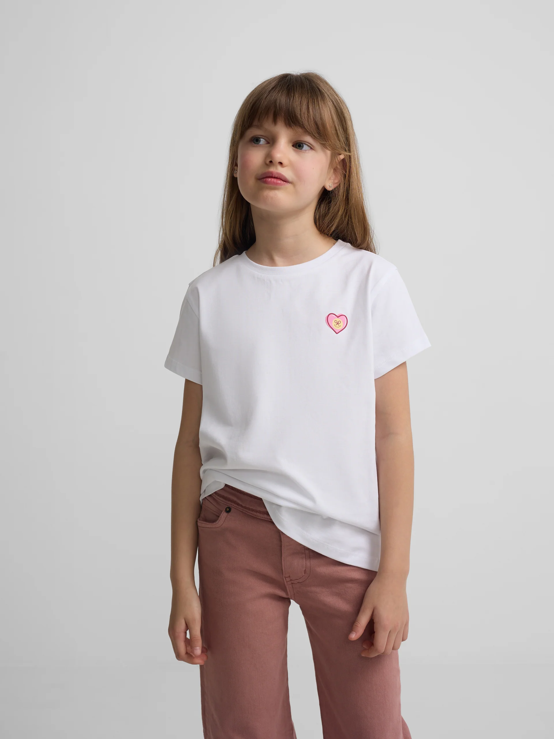 Camiseta girl silbon love blanca - Image 3