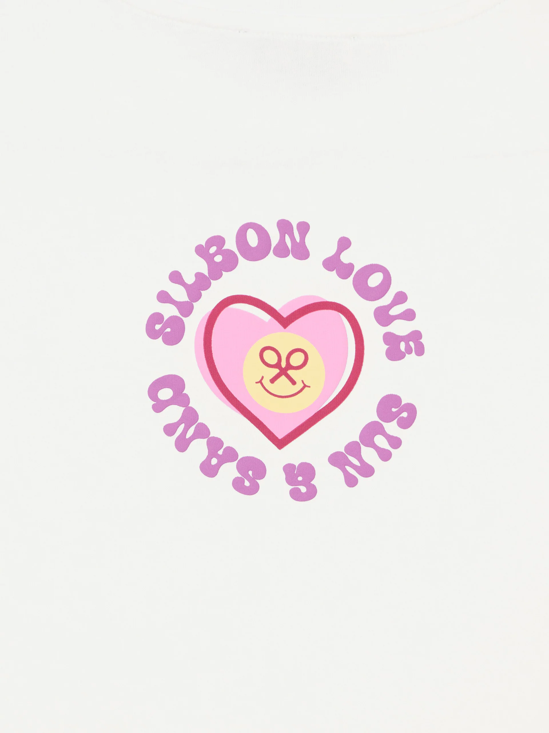 Camiseta girl silbon love blanca - Image 5
